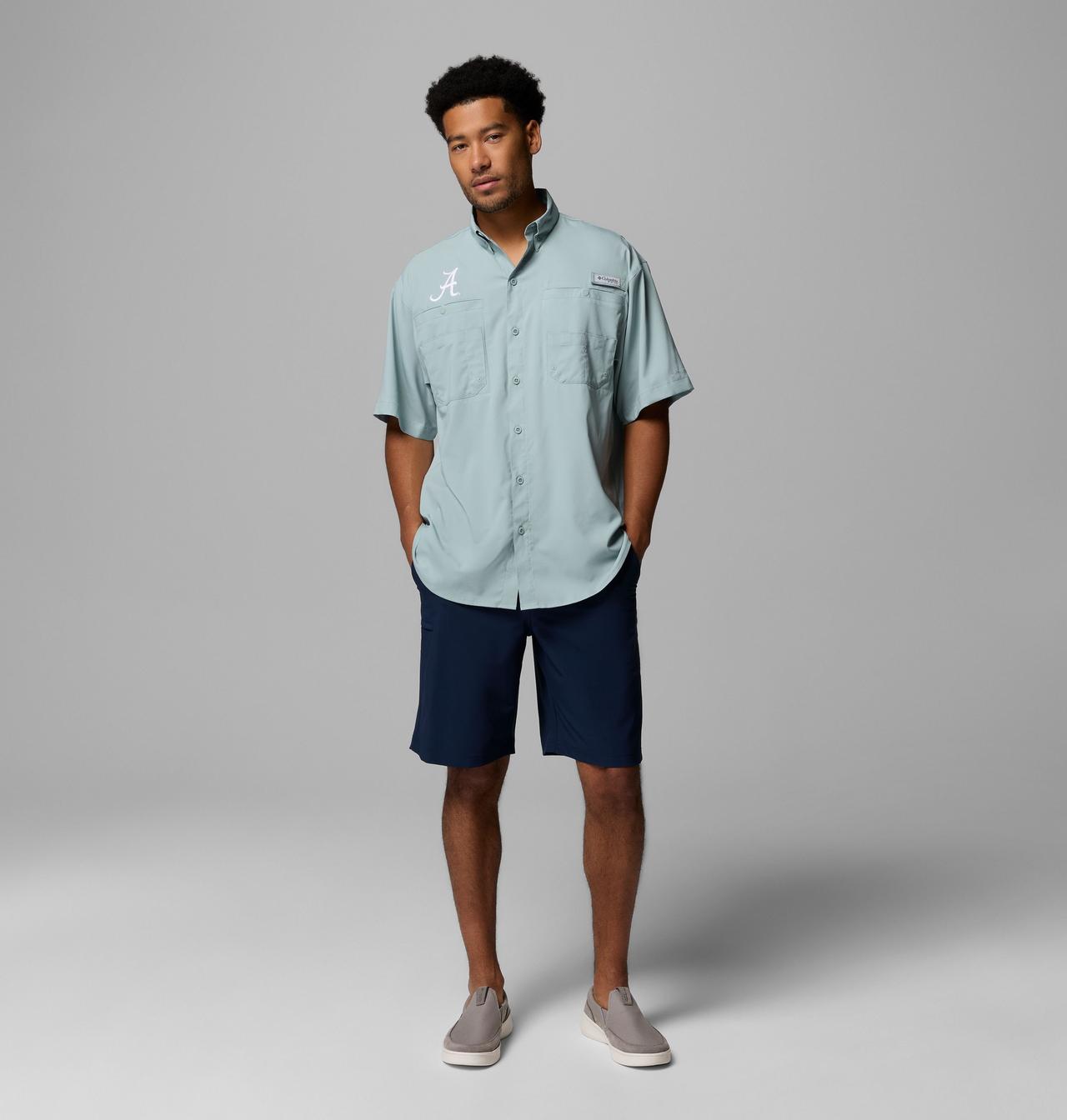 Men's Collegiate PFG Tamiami™ Short Sleeve Shirt | 468 | S 2