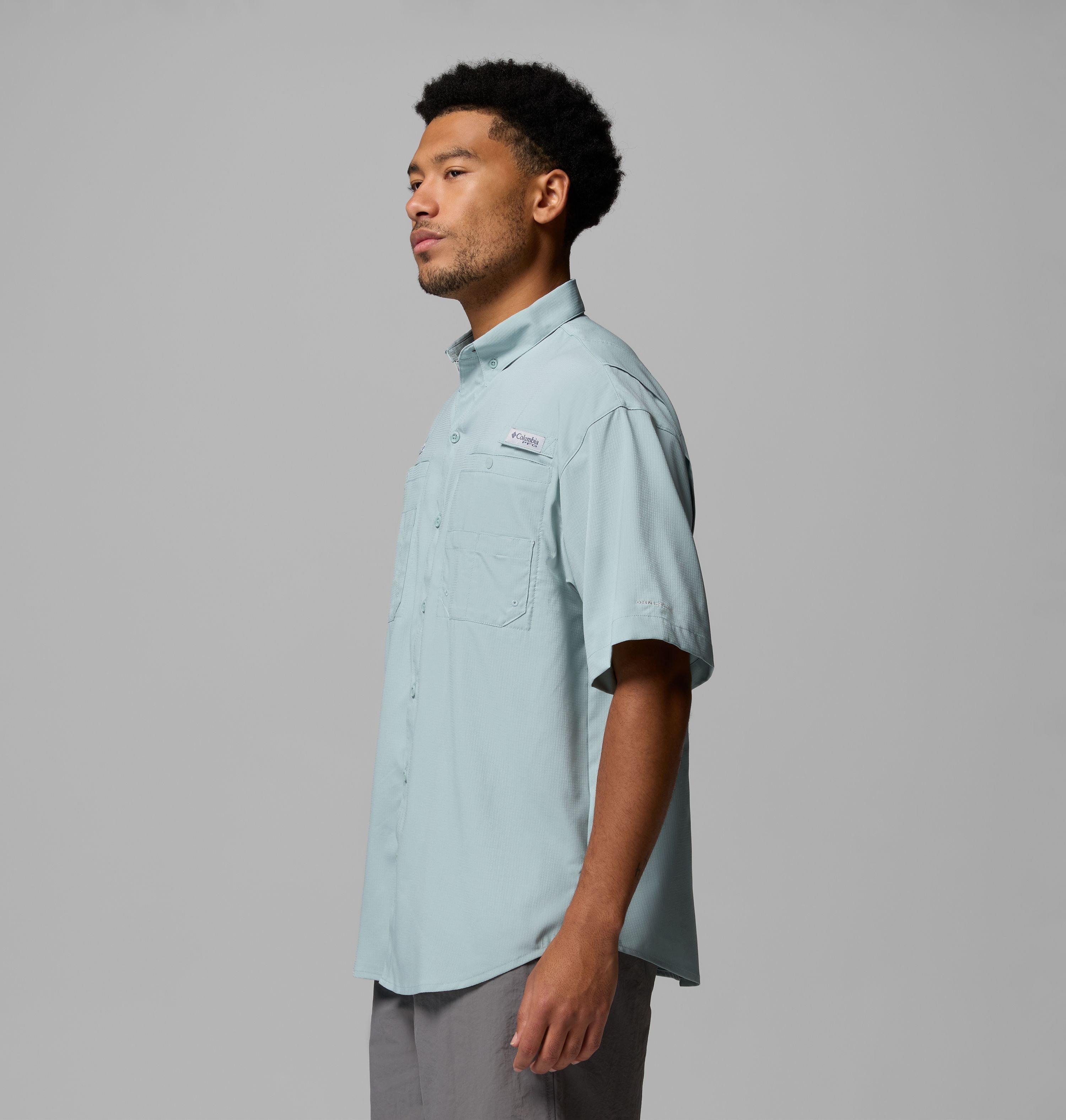 Men's Collegiate PFG Tamiami™ Short Sleeve Shirt | 469 | XXL 4