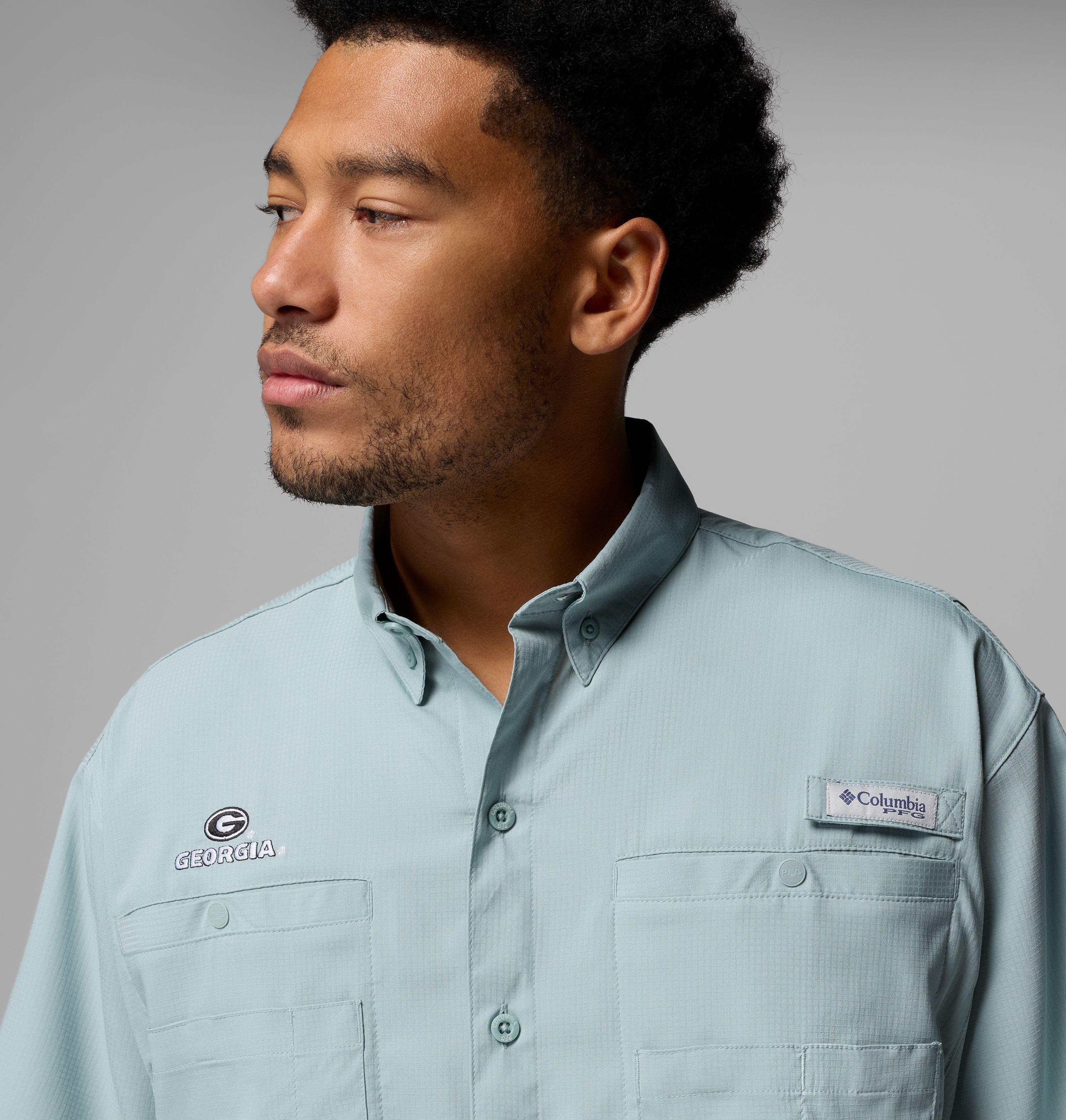 Men's Collegiate PFG Tamiami™ Short Sleeve Shirt | 469 | XXL 5