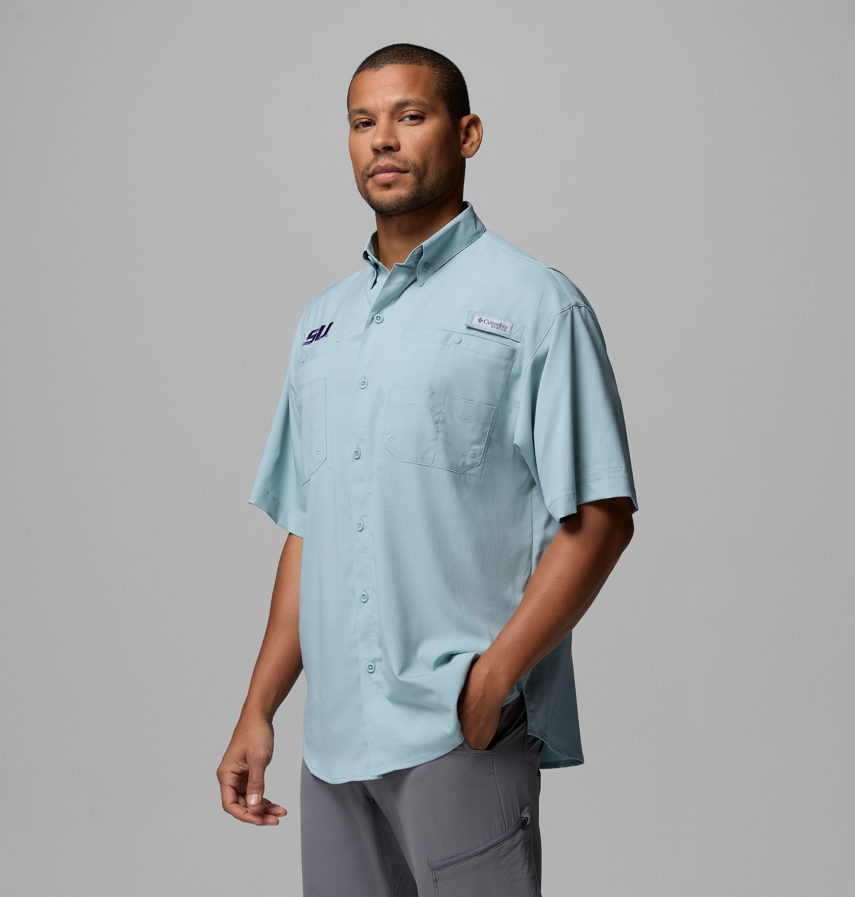Men's Collegiate PFG Tamiami™ Short Sleeve Shirt | 470 | XXL 4