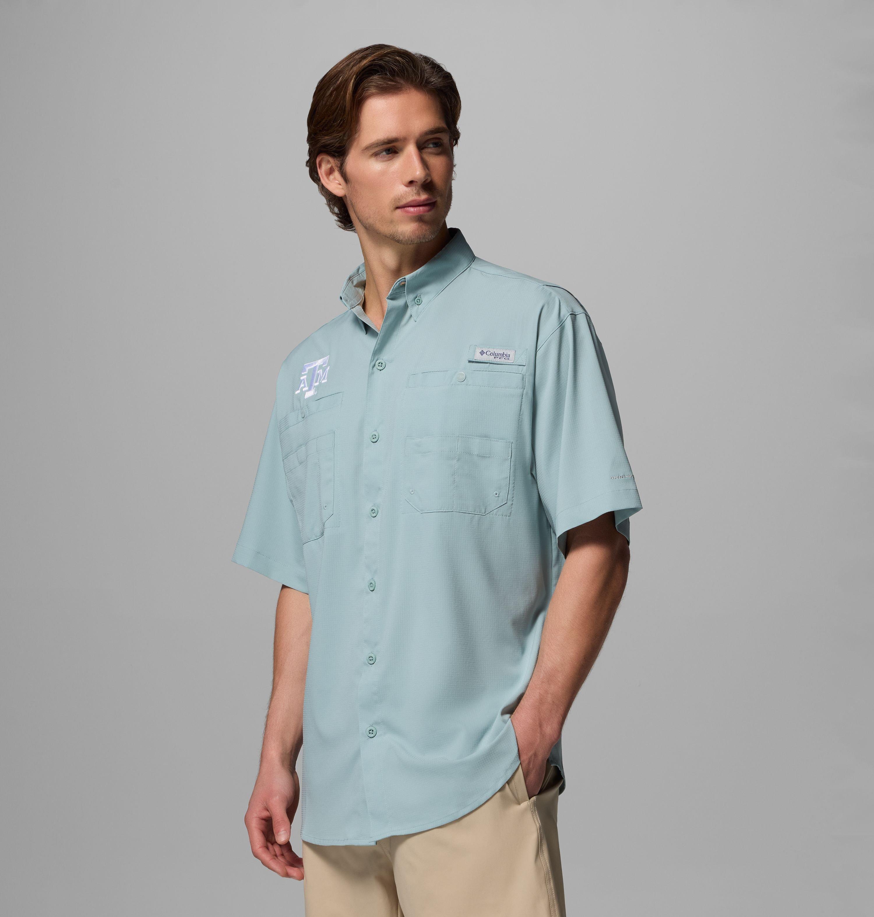 Men's Collegiate PFG Tamiami™ Short Sleeve Shirt | 471 | L 4