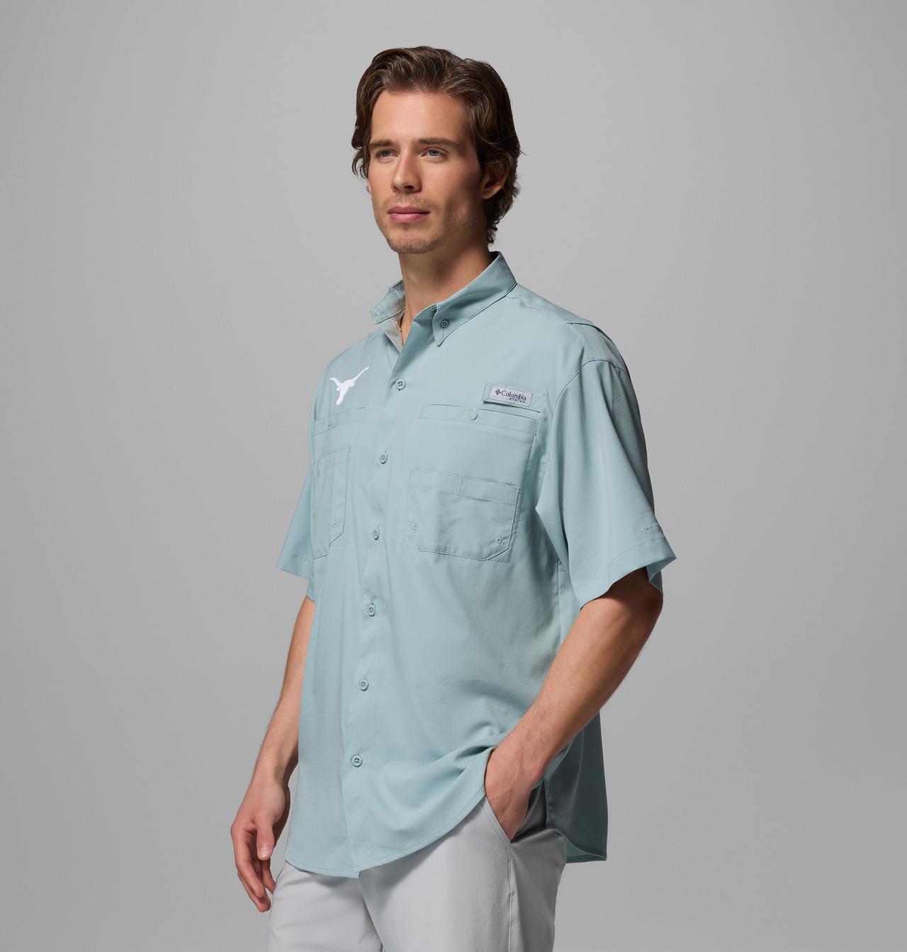 Men's Collegiate PFG Tamiami™ Short Sleeve Shirt | 472 | XXL 4