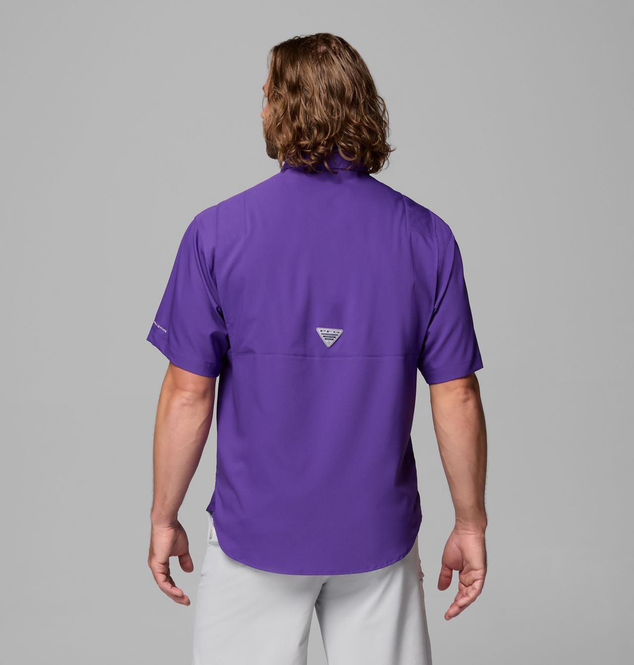 Men's Collegiate PFG Tamiami™ Short Sleeve Shirt - LSU 3