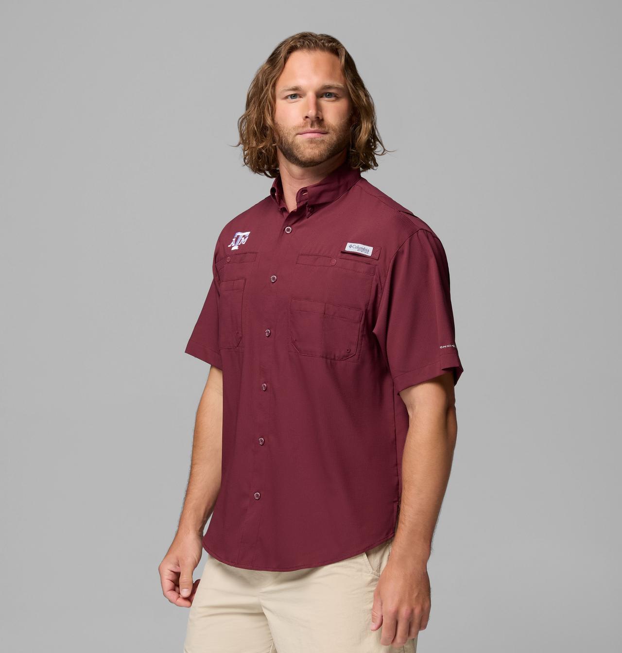 Men's Collegiate PFG Tamiami™ Short Sleeve Shirt - Texas A&M 4