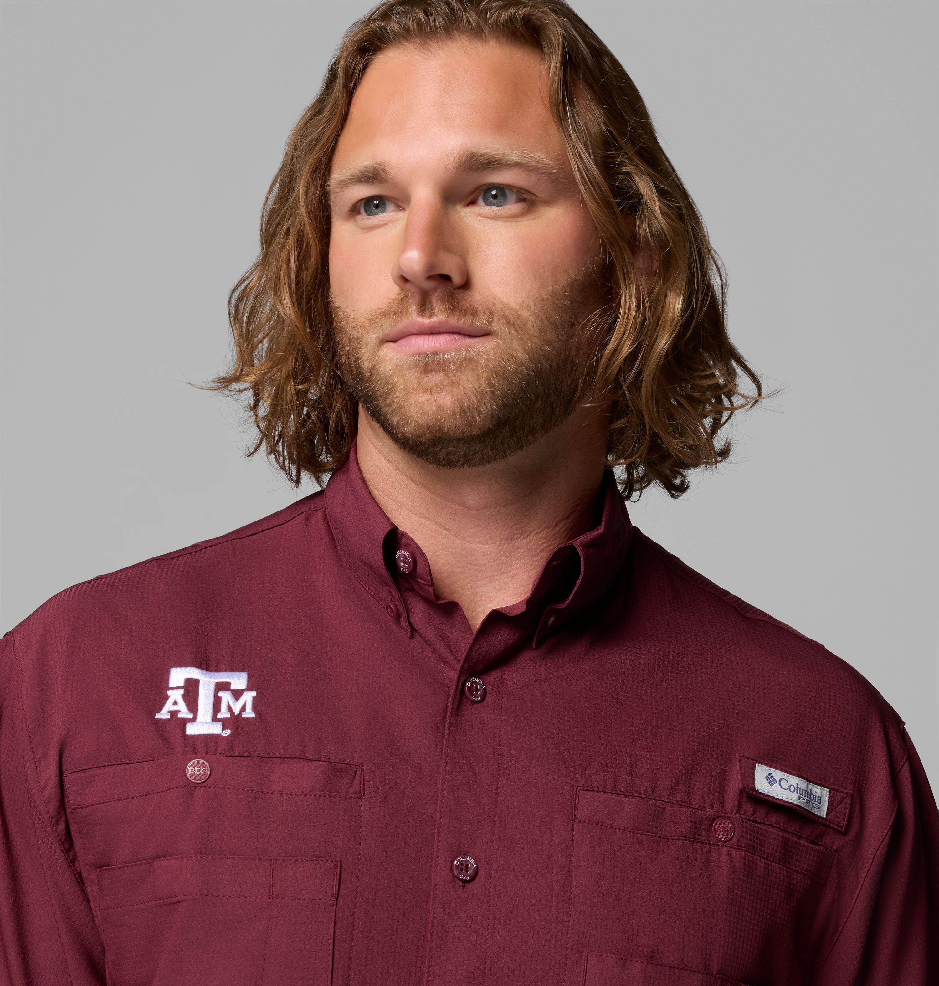 Men's Collegiate PFG Tamiami Short Sleeve Shirt - Texas A&M 5