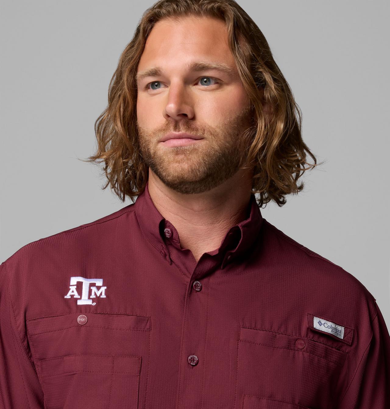 Men's Collegiate PFG Tamiami™ Short Sleeve Shirt - Texas A&M 5