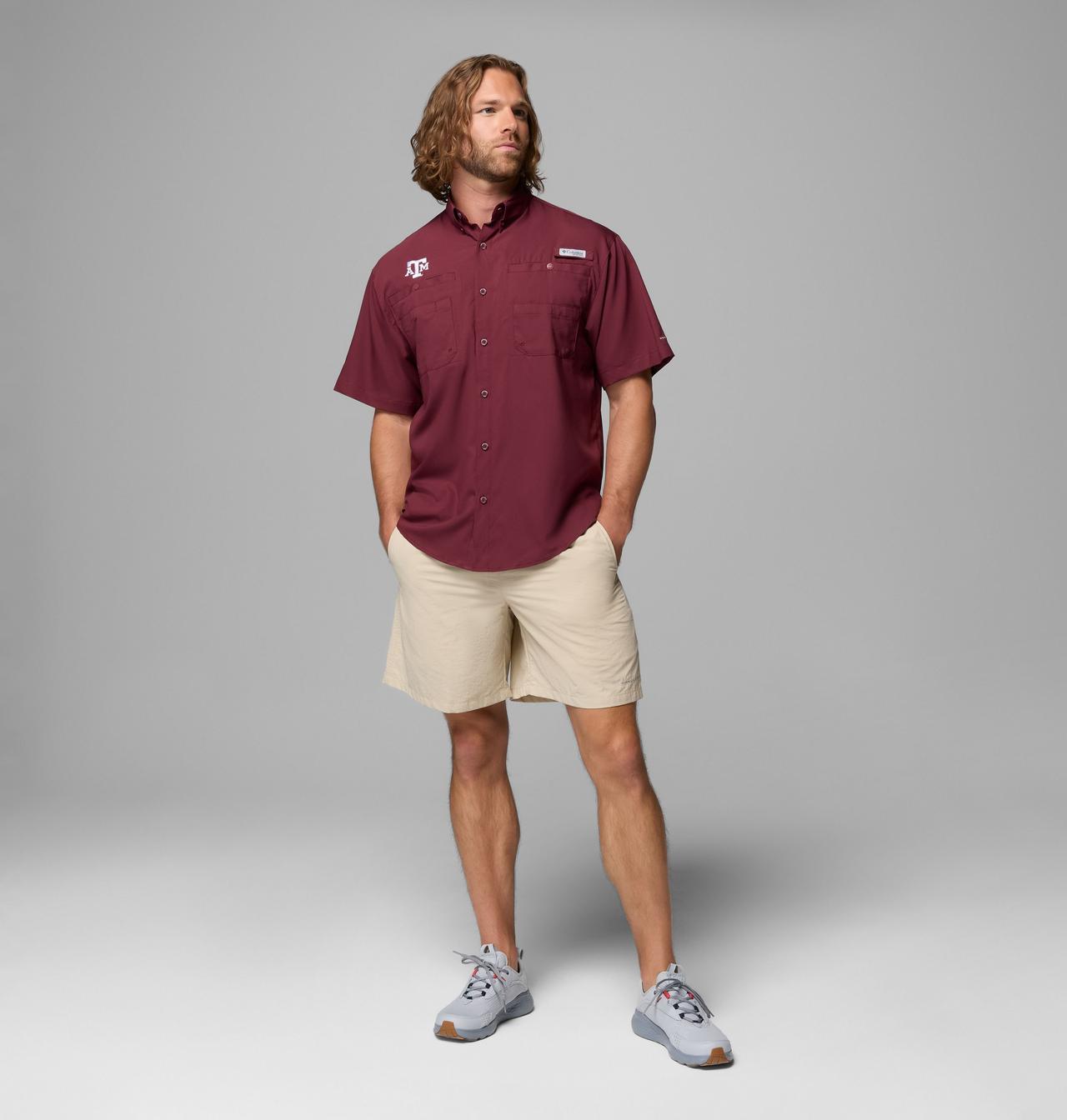 Men's Collegiate PFG Tamiami™ Short Sleeve Shirt - Texas A&M 2