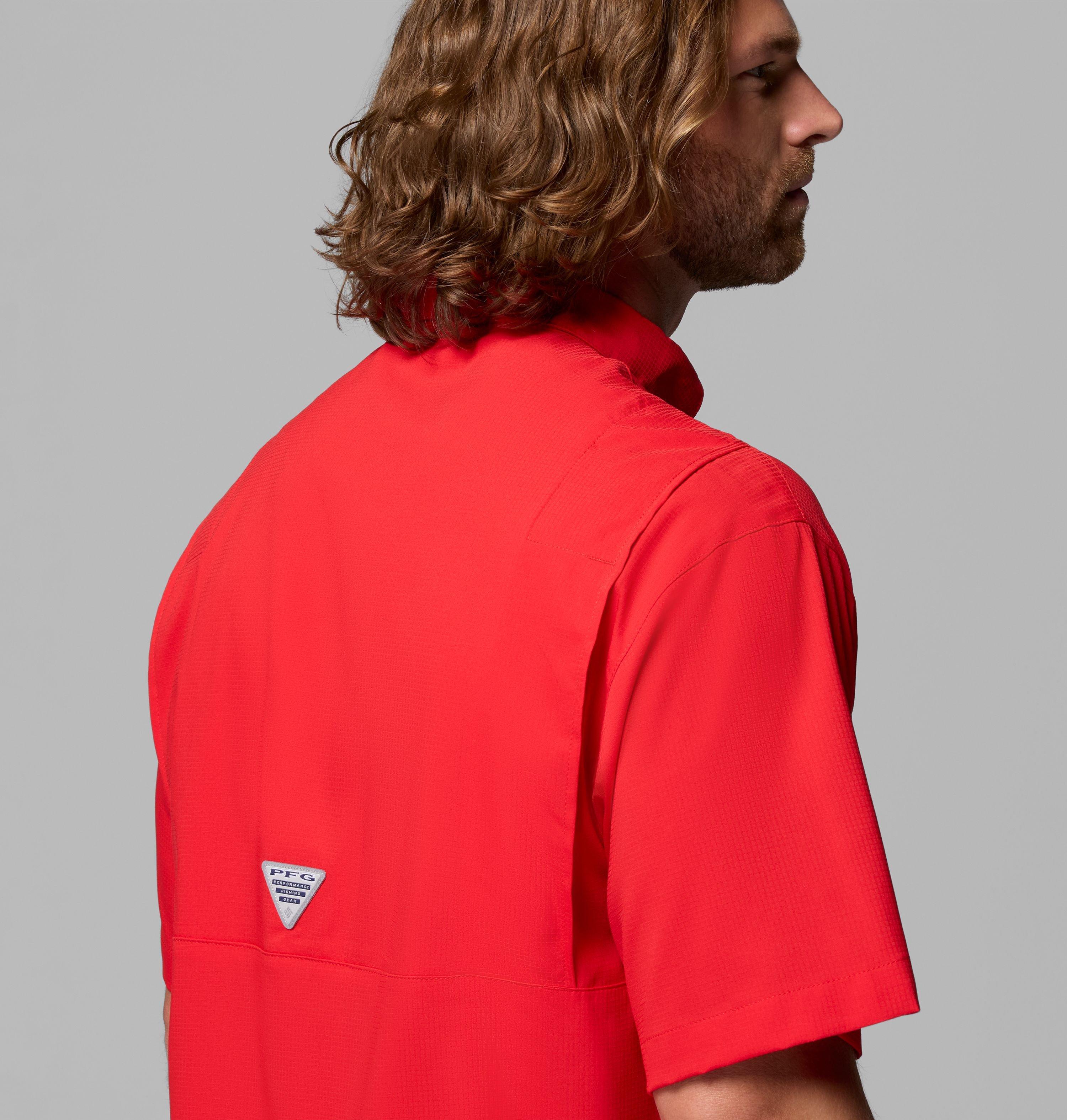 Men's Collegiate PFG Tamiami Short Sleeve Shirt - Georgia 6