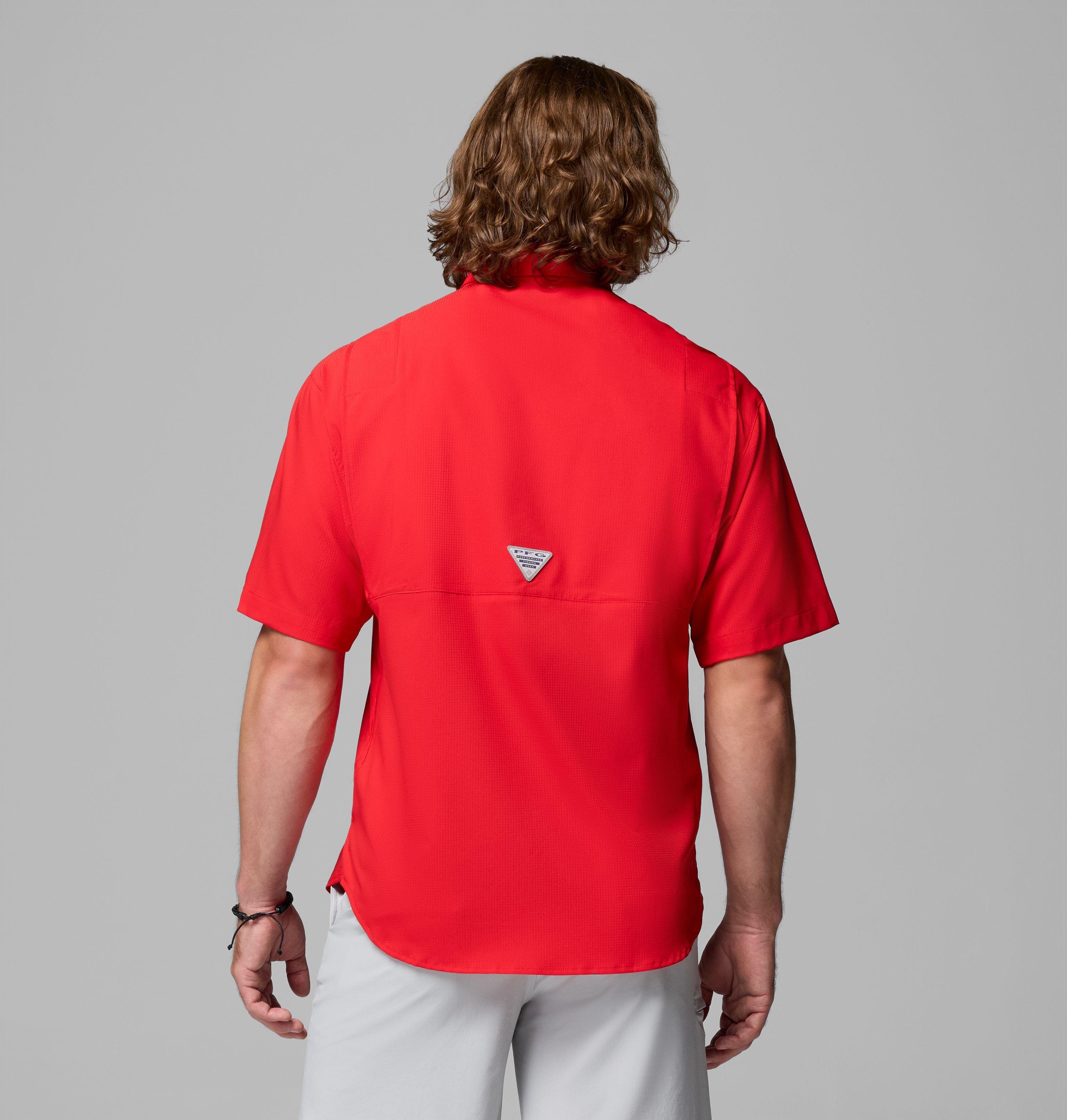 Men's Collegiate PFG Tamiami Short Sleeve Shirt - Georgia 3