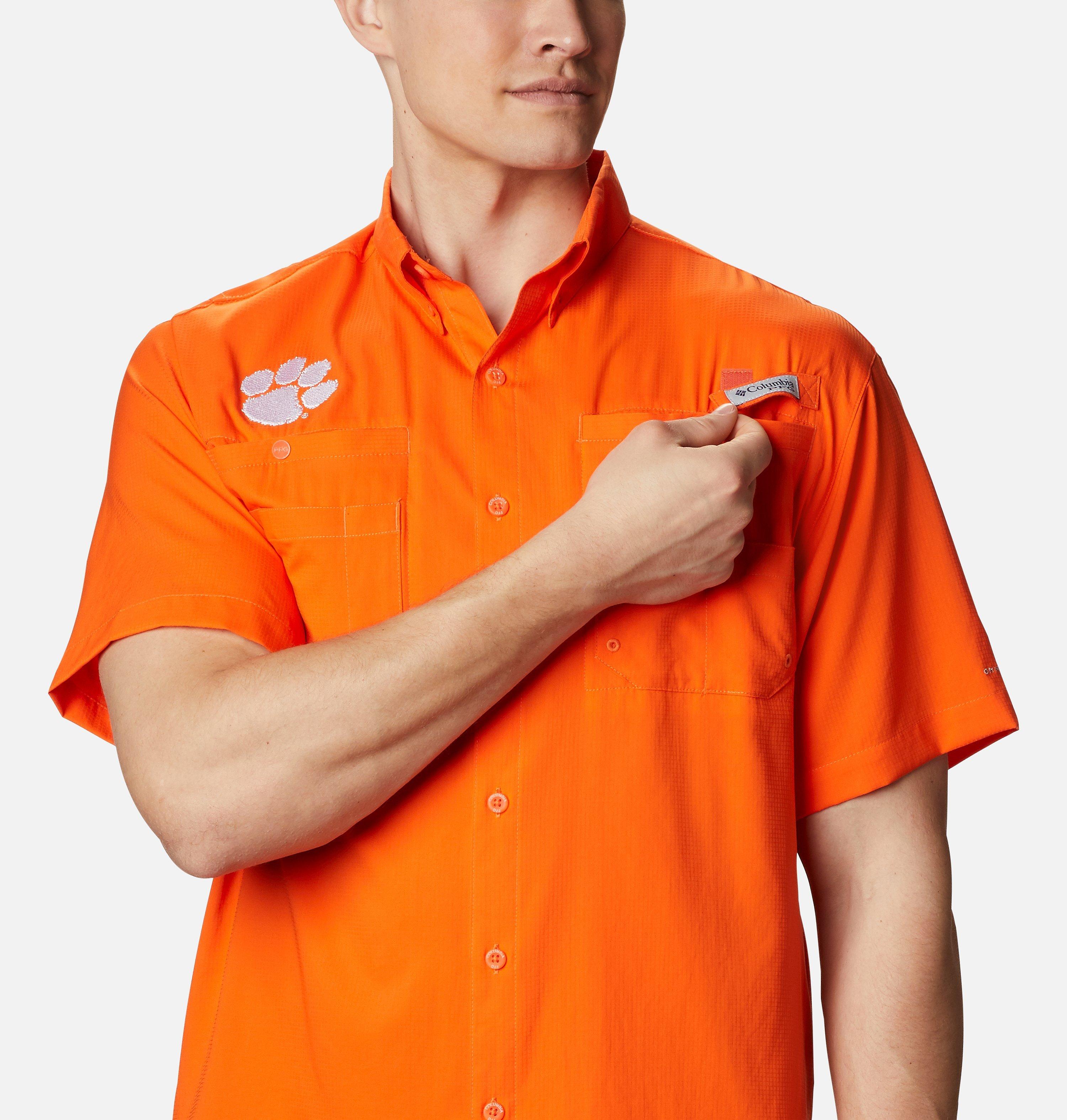 Men's Collegiate PFG Tamiami Short Sleeve Shirt - Clemson 4