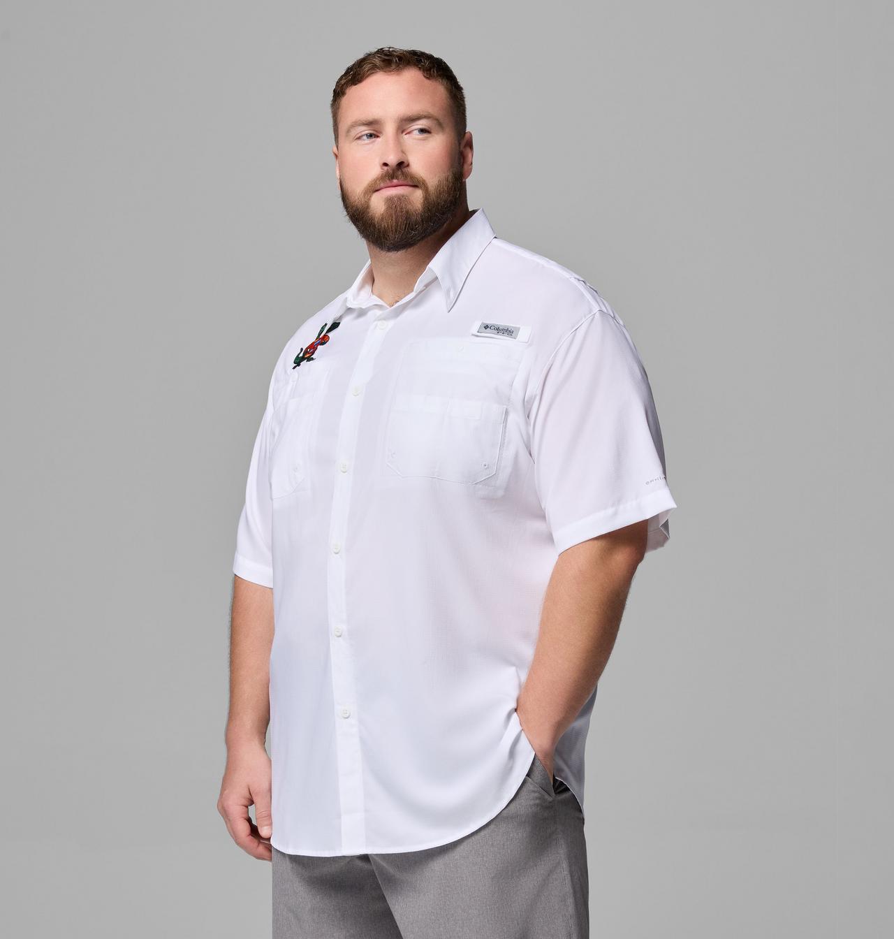 Men's Collegiate PFG Tamiami™ Short Sleeve Shirt - Big - Florida 4