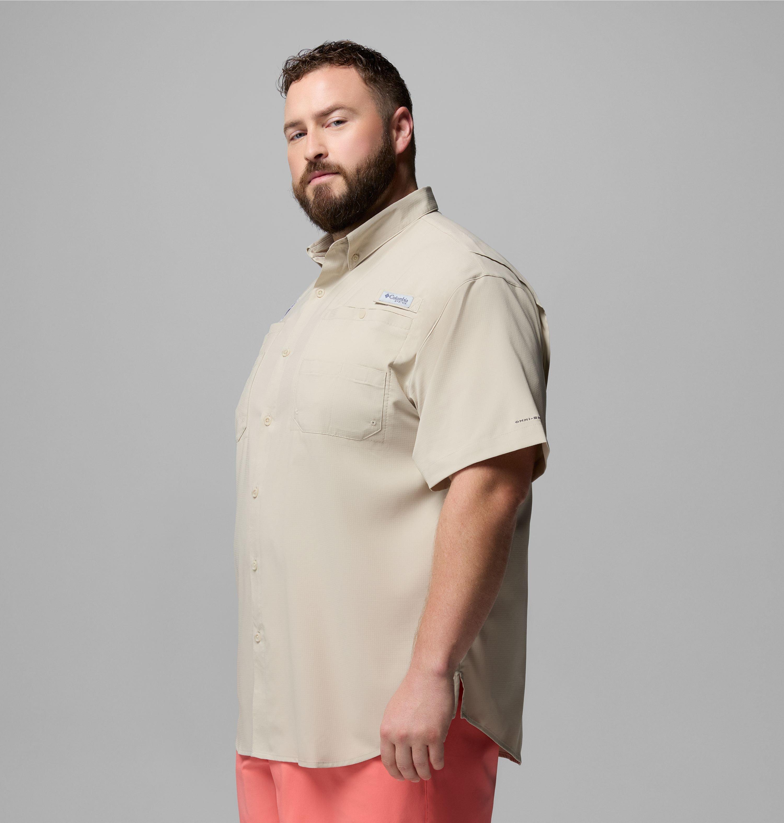 Men's Collegiate PFG Tamiami™ Short Sleeve Shirt - Big | 167 | 6X 4