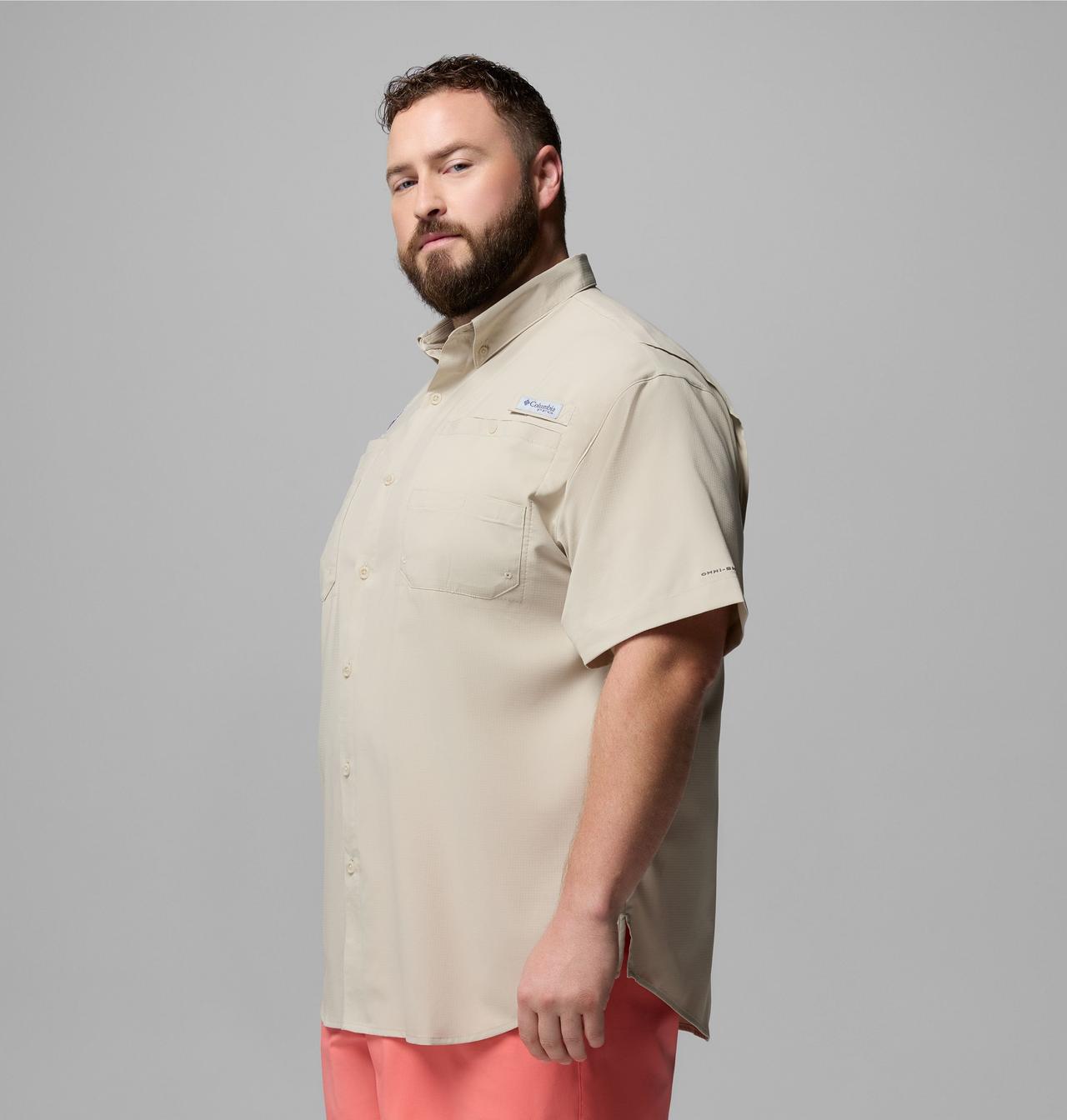 Men's Collegiate PFG Tamiami™ Short Sleeve Shirt - Big | 167 | 2X 4