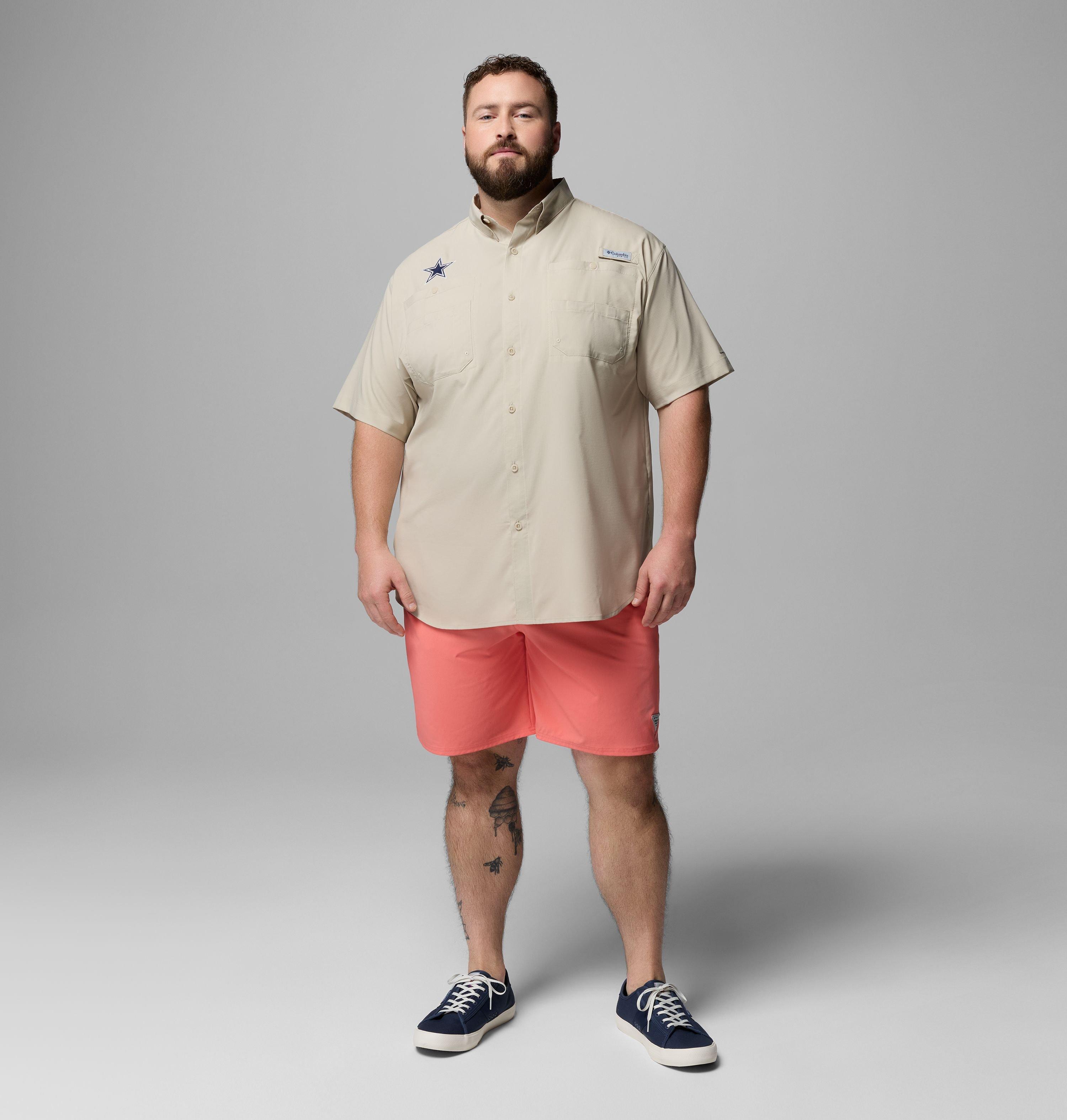 Men's Collegiate PFG Tamiami™ Short Sleeve Shirt - Big | 167 | 6X 2
