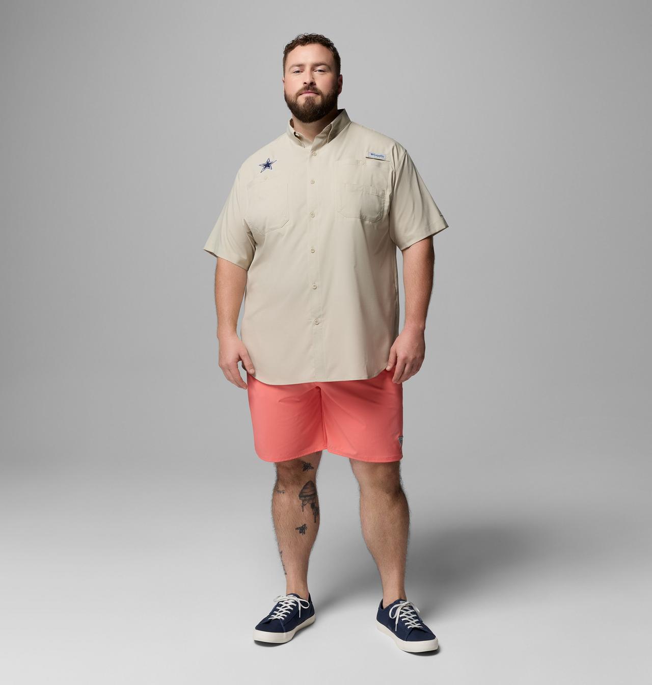 Men's Collegiate PFG Tamiami™ Short Sleeve Shirt - Big | 167 | 2X 2