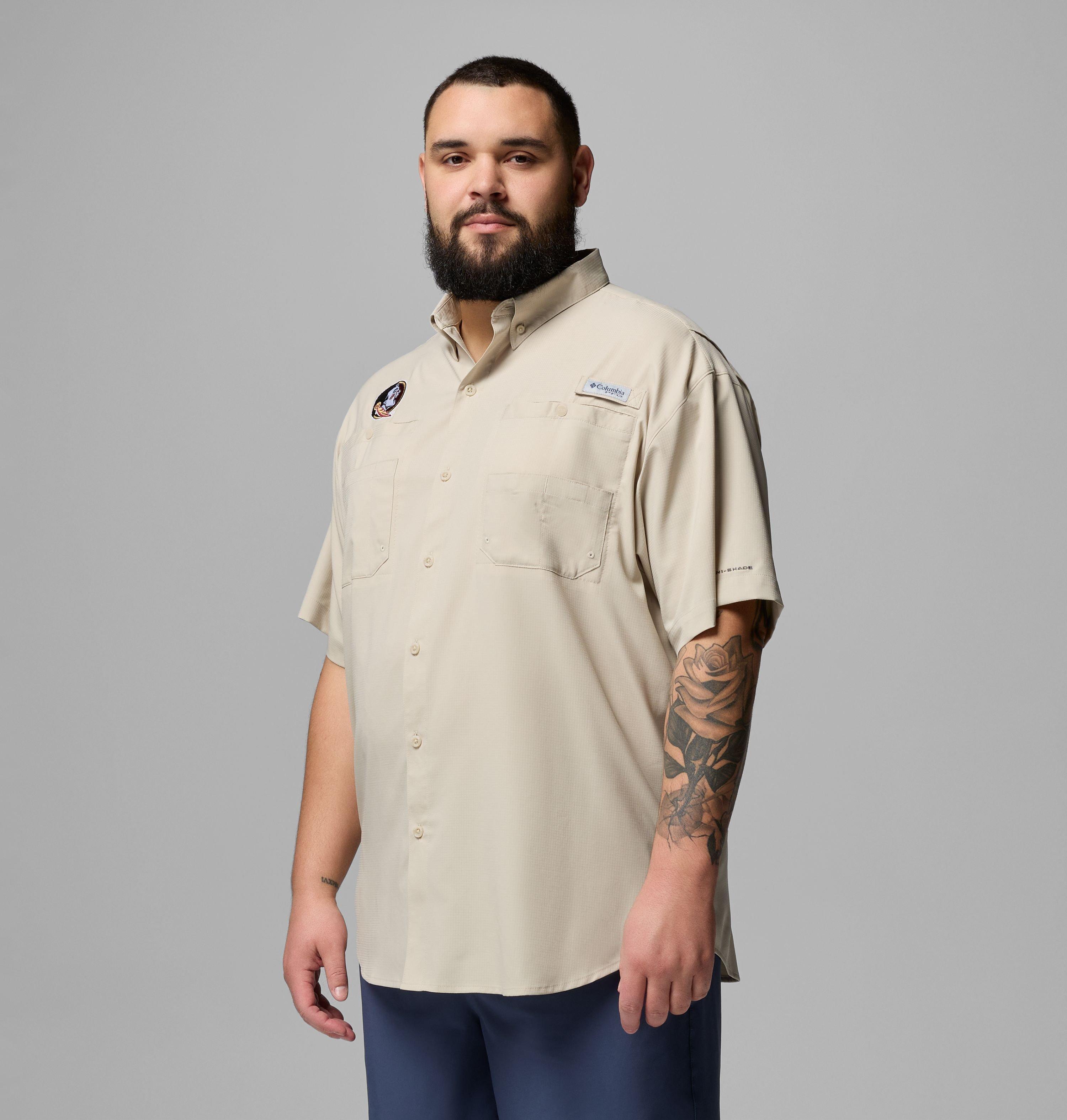 Men's Collegiate PFG Tamiami Short Sleeve Shirt - Big - Florida State 4