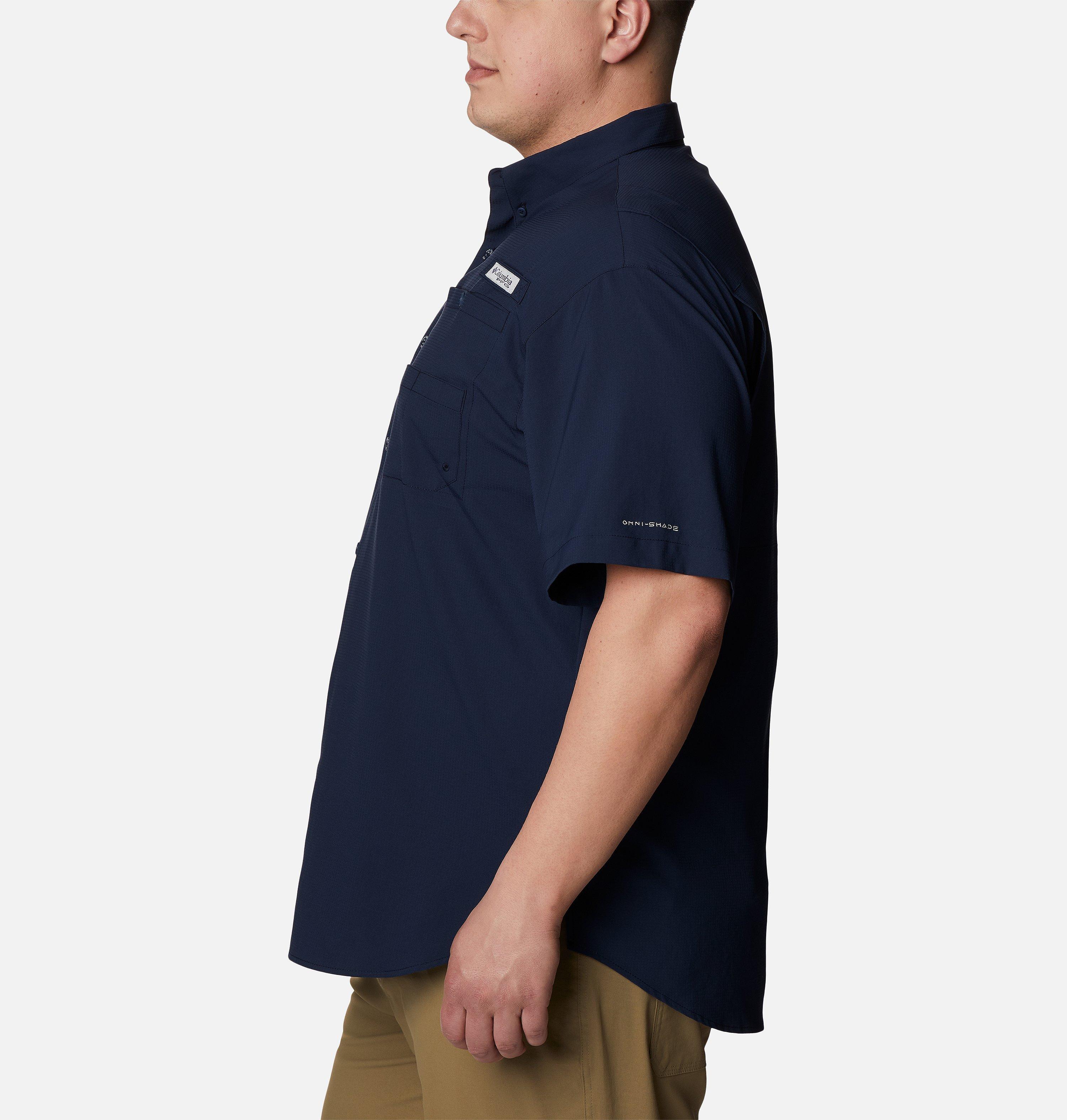 Men's Collegiate PFG Tamiami Short Sleeve Shirt - Big - West Virginia 3