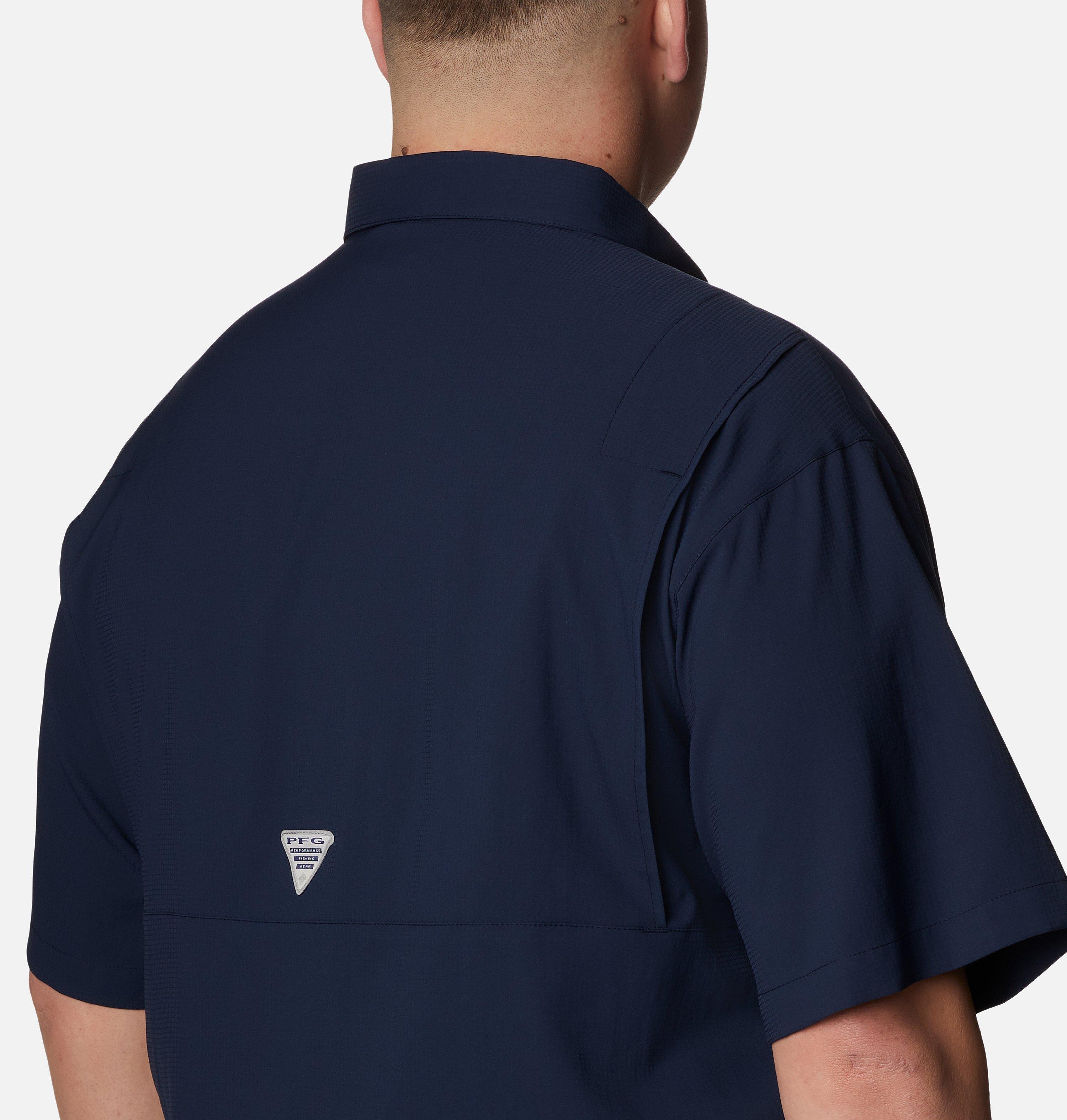 Men's Collegiate PFG Tamiami Short Sleeve Shirt - Big - West Virginia 5