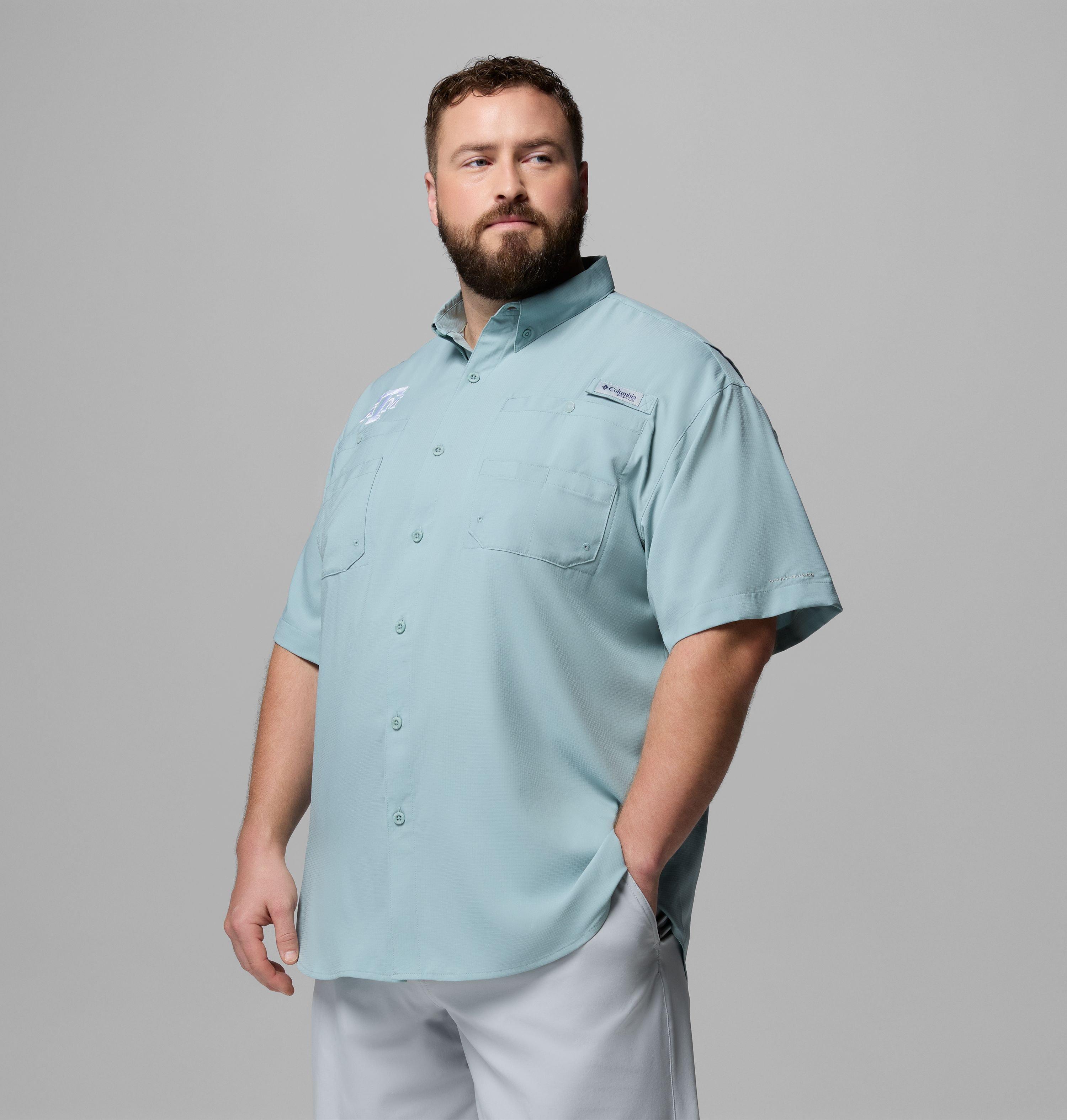 Men's Collegiate PFG Tamiami™ Short Sleeve Shirt - Big | 471 | 2X 4