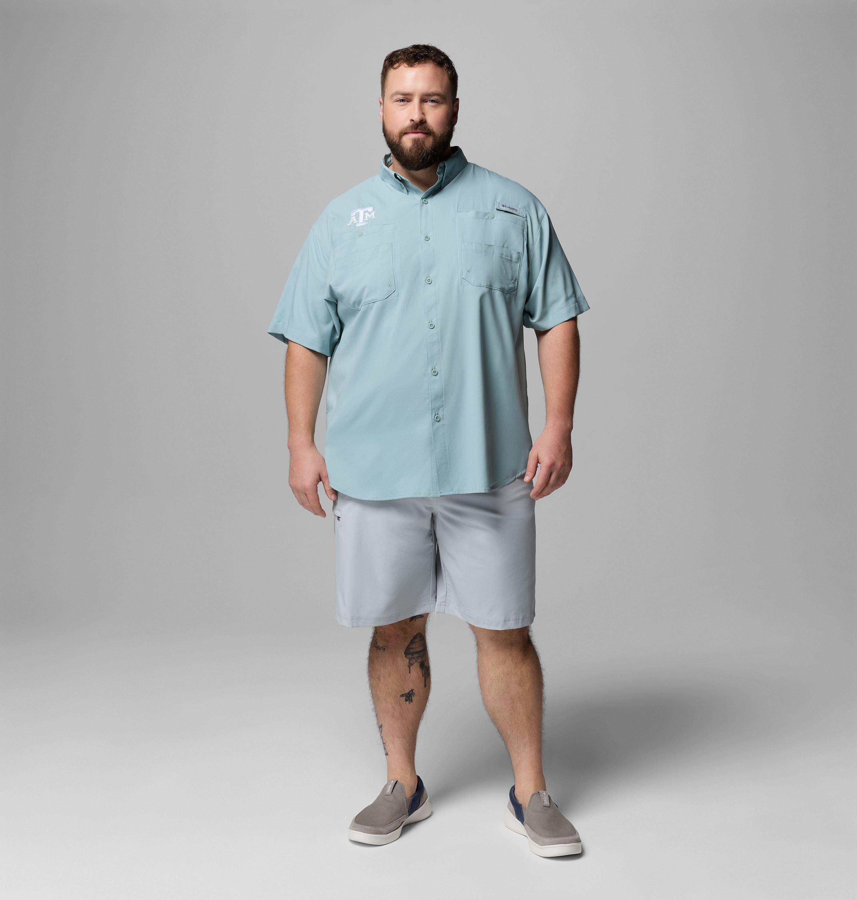 Men's Collegiate PFG Tamiami™ Short Sleeve Shirt - Big | 471 | 2X 2