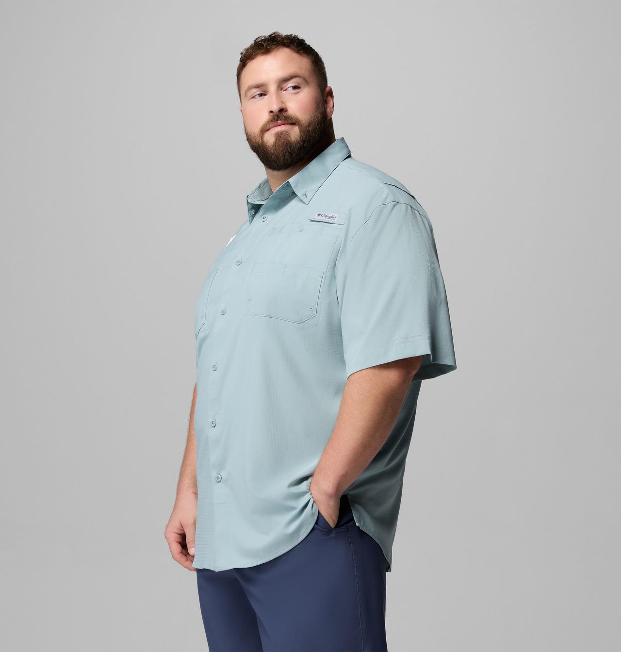 Men's Collegiate PFG Tamiami™ Short Sleeve Shirt - Big | 472 | 4X 4