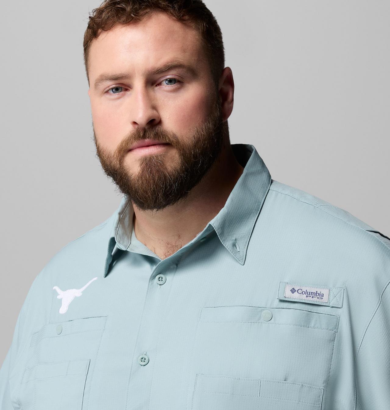 Men's Collegiate PFG Tamiami™ Short Sleeve Shirt - Big | 472 | 4X 5