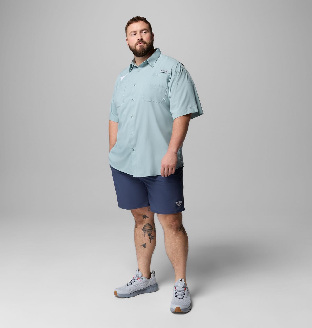Men's Collegiate PFG Tamiami™ Short Sleeve Shirt - Big | 472 | 4X 2