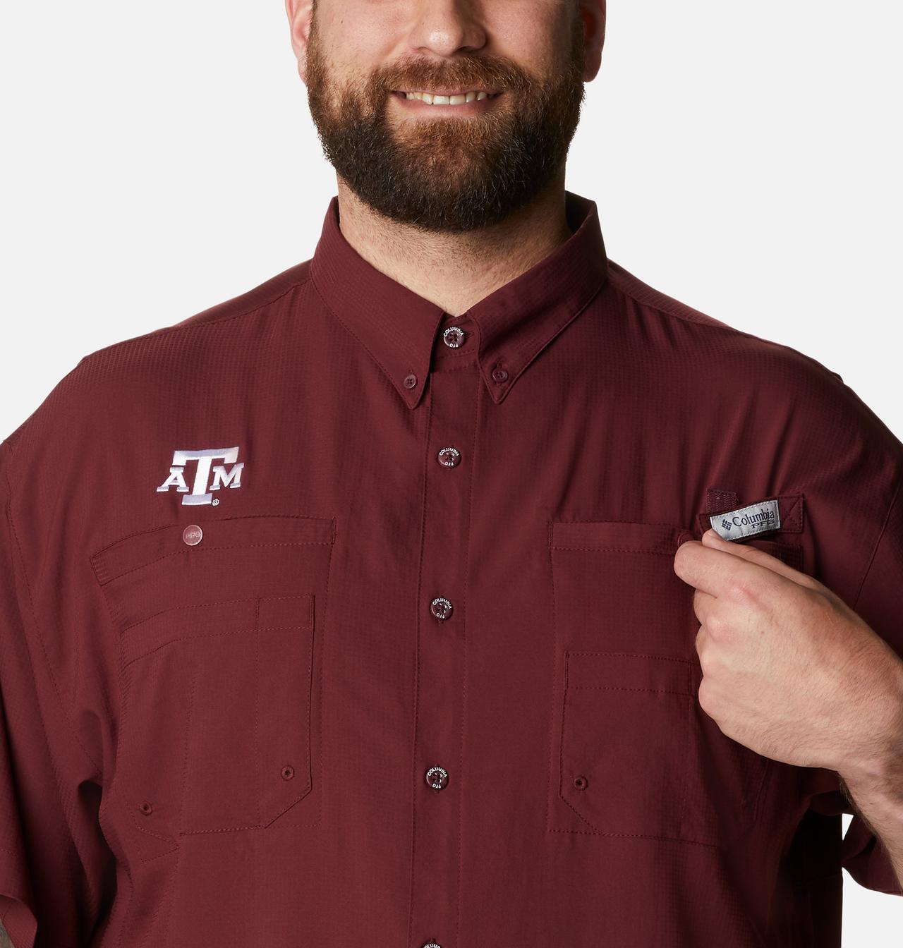 Men's Collegiate PFG Tamiami™ Short Sleeve Shirt - Big - Texas A&M 4