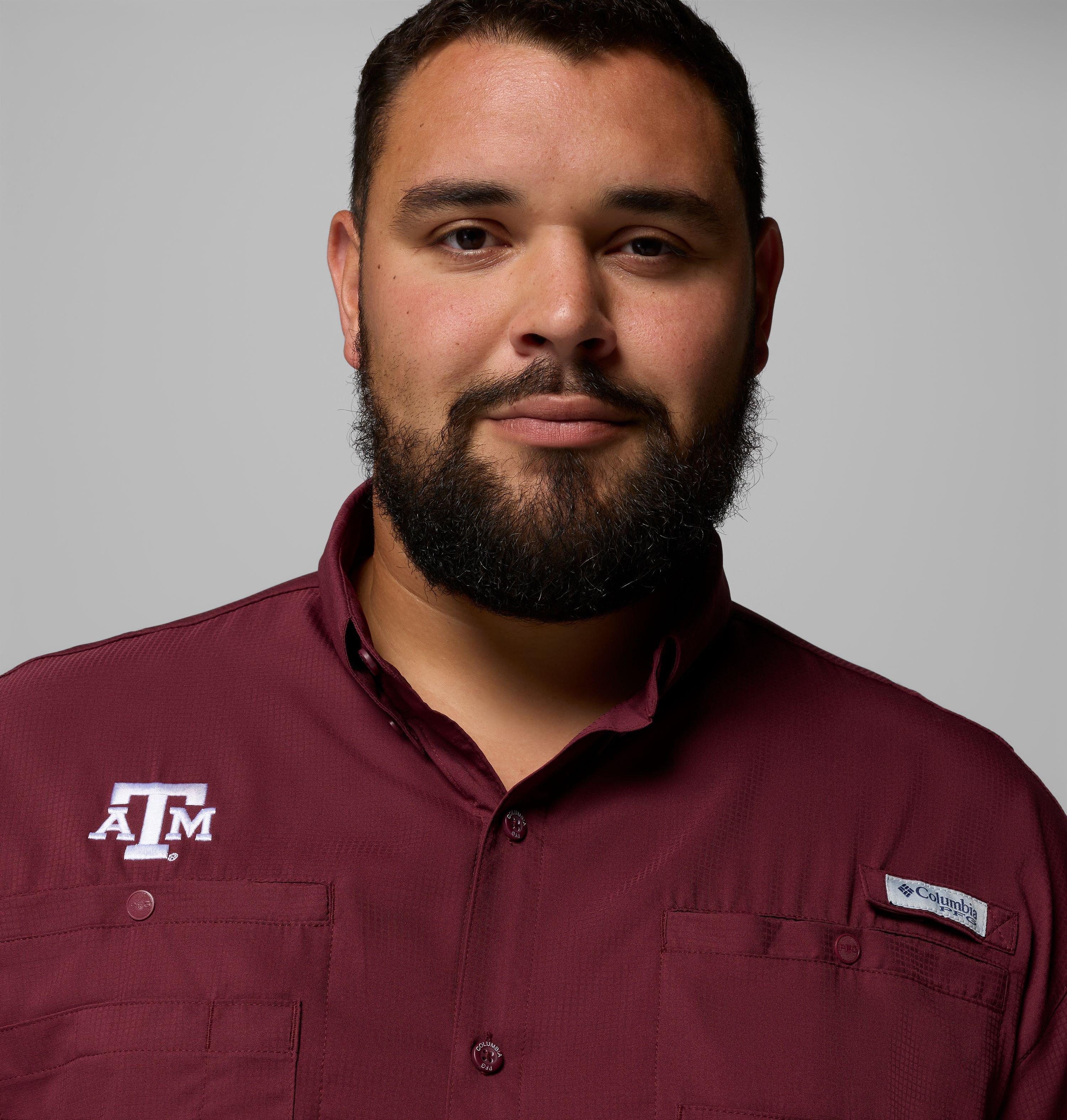 Men's Collegiate PFG Tamiami Short Sleeve Shirt - Big - Texas A&M 5