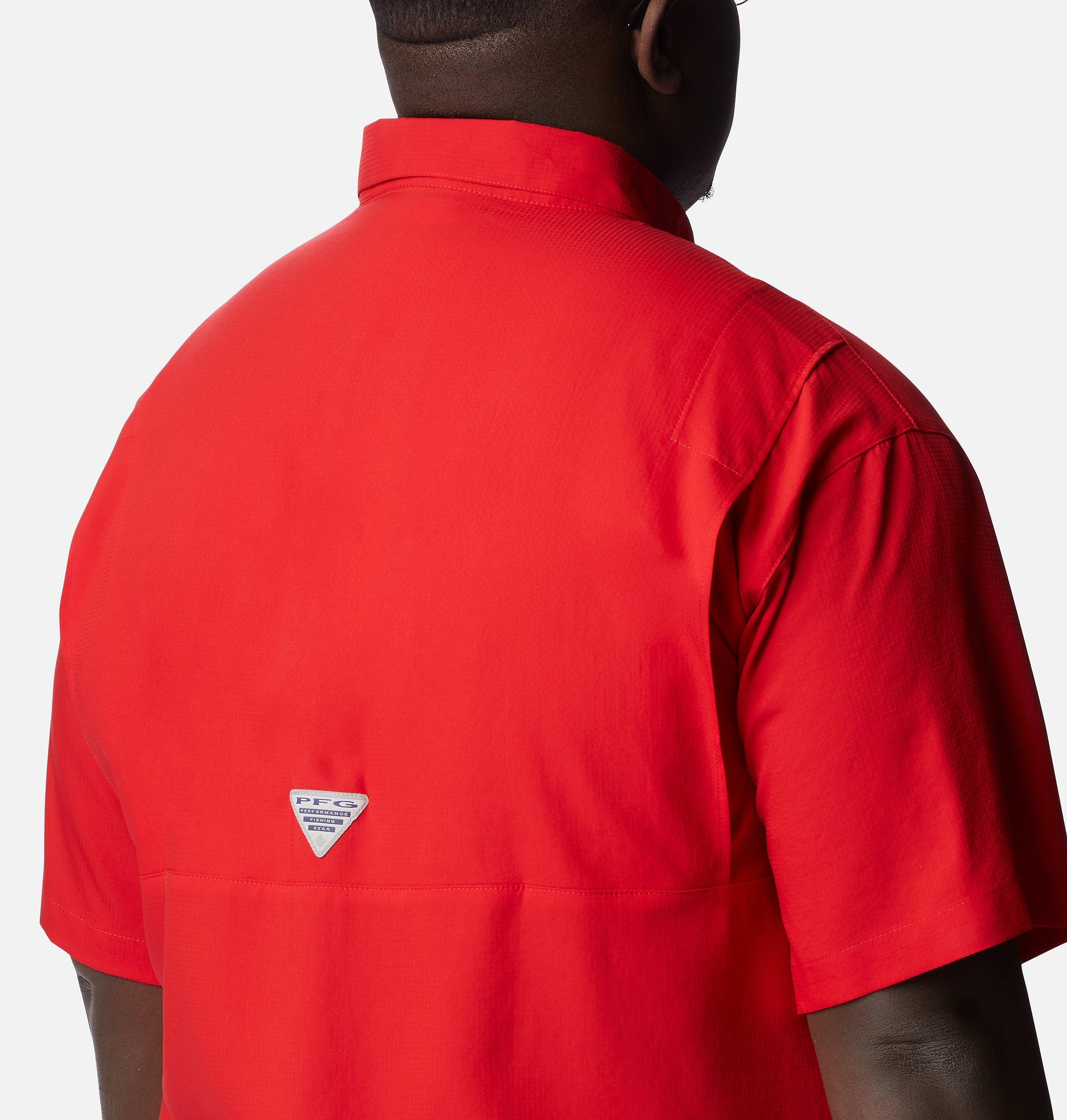 Men's Collegiate PFG Tamiami Short Sleeve Shirt - Big - Georgia 5