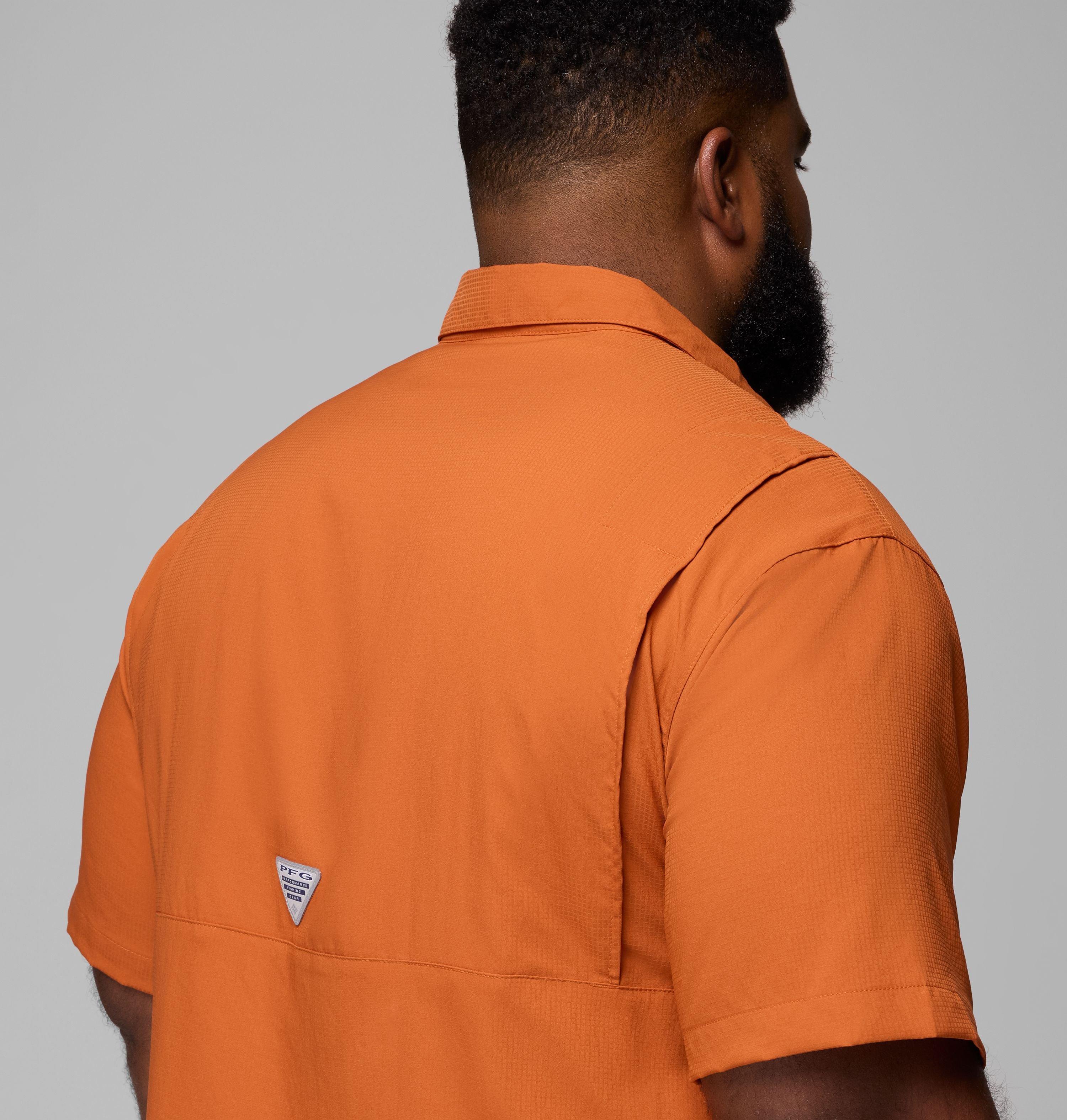 Men's Collegiate PFG Tamiami Short Sleeve Shirt - Big - Texas 6