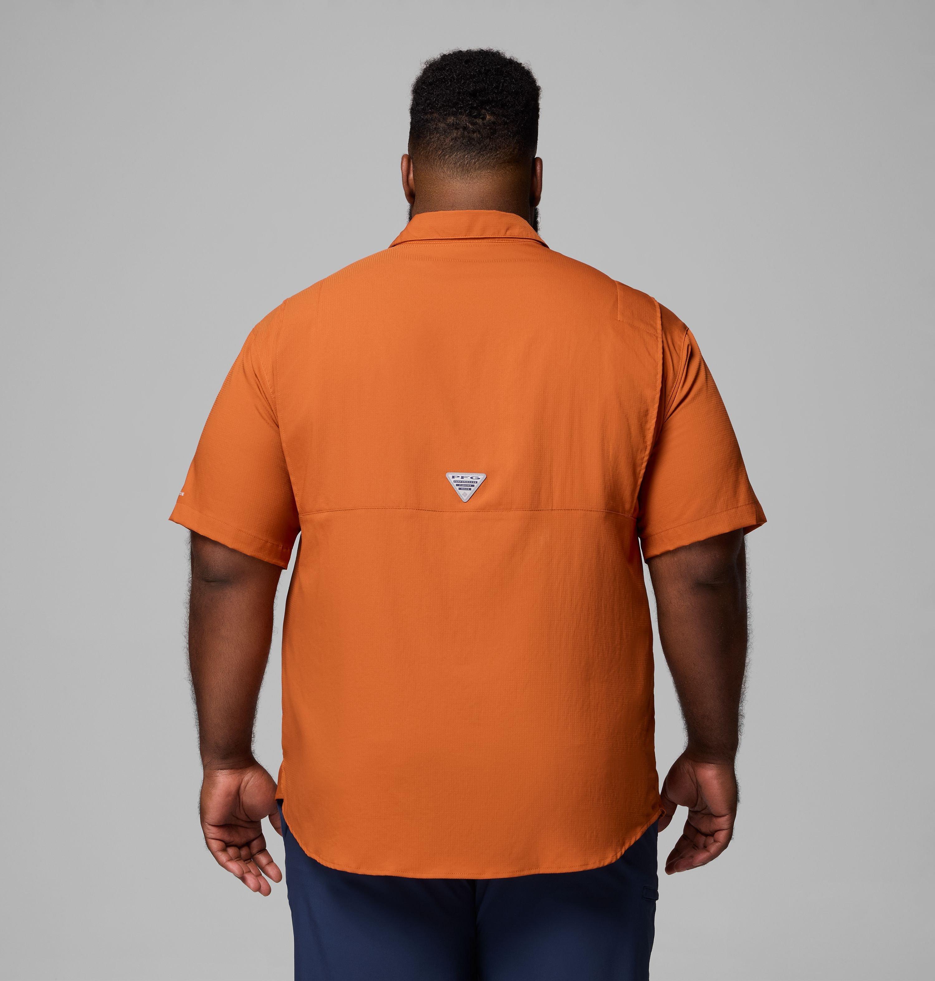 Men's Collegiate PFG Tamiami Short Sleeve Shirt - Big - Texas 3