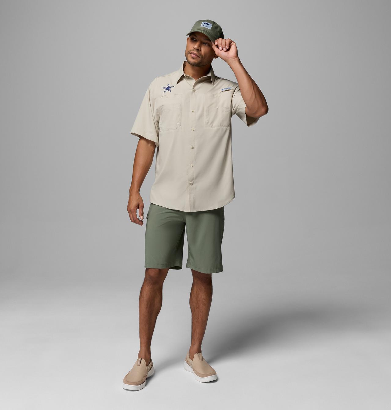 Men's PFG Tamiami Short Sleeve Shirt - Tall - Dallas Cowboys 2
