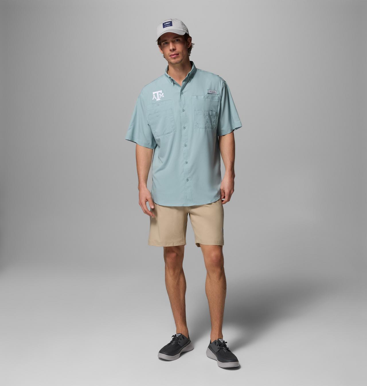 Men's Collegiate PFG Tamiami Short Sleeve Shirt - Tall - Texas A&M 2