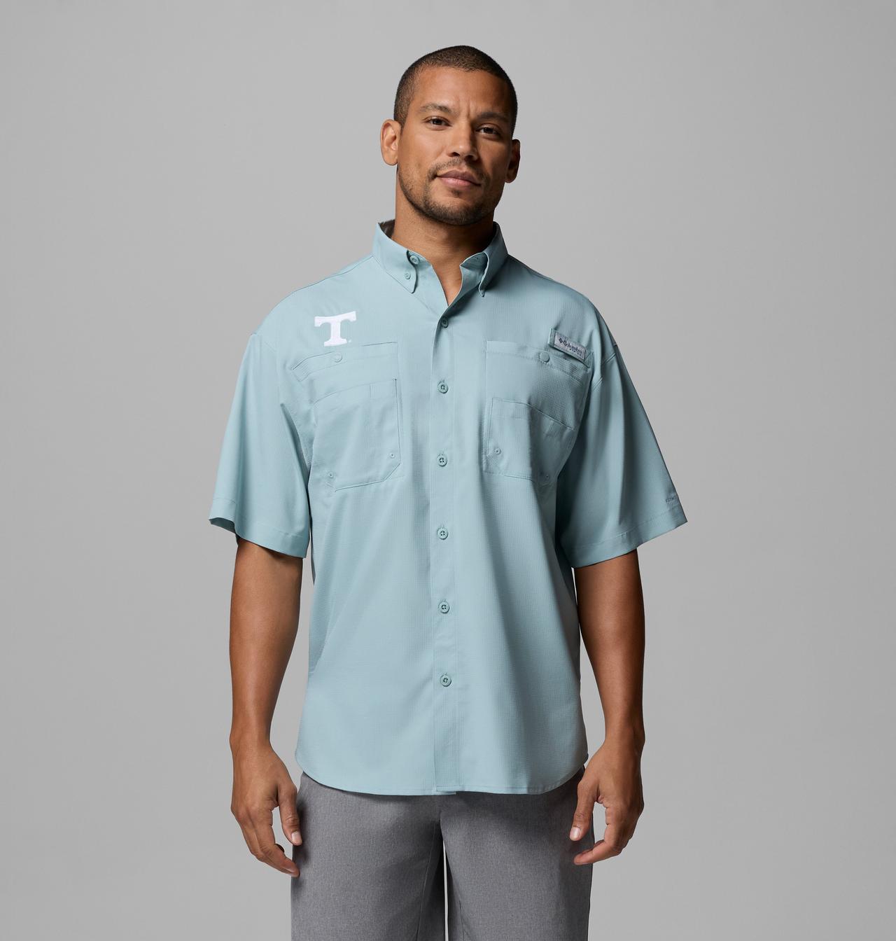Men's Collegiate PFG Tamiami Short Sleeve Shirt - Tall - Tennessee 1