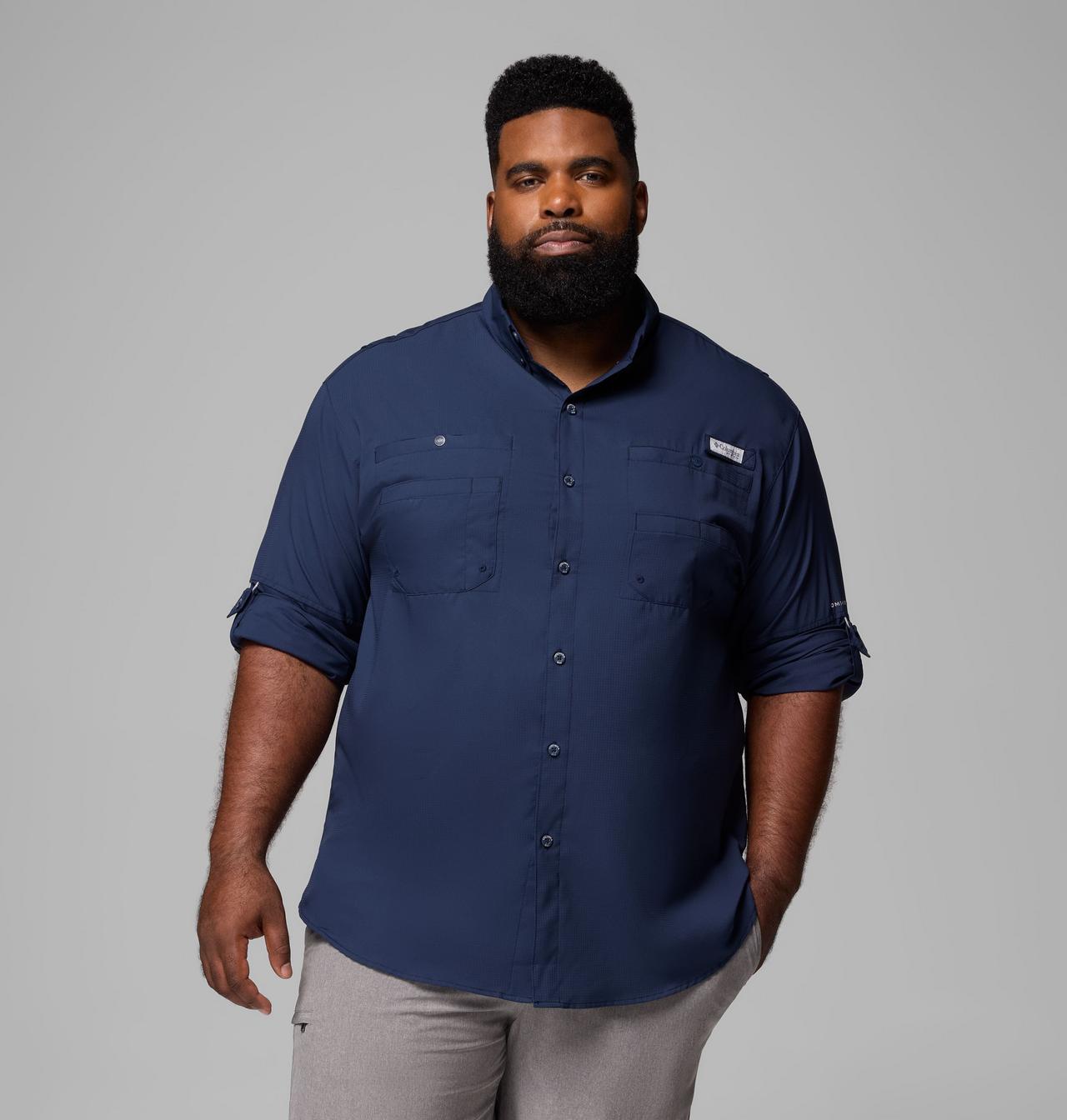 Men’s PFG Tamiami™ II Long Sleeve Shirt - Big | 464 | 4X 5