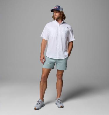 Men's Tamiami II Short Sleeve Shirt, Color: White, image 2