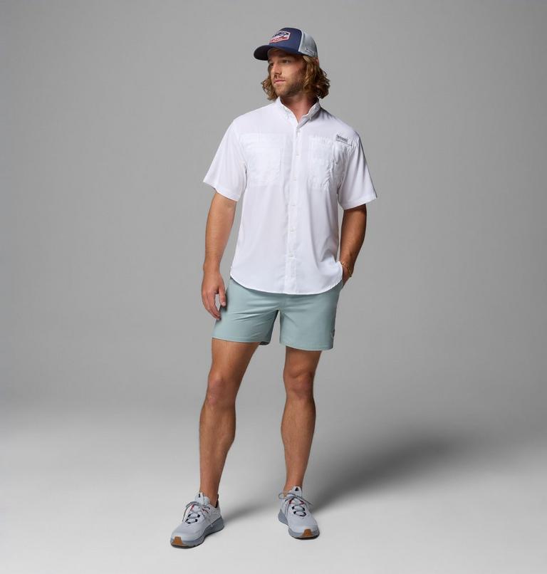 Men's Tamiami II Short Sleeve Shirt, Color: White, image 2