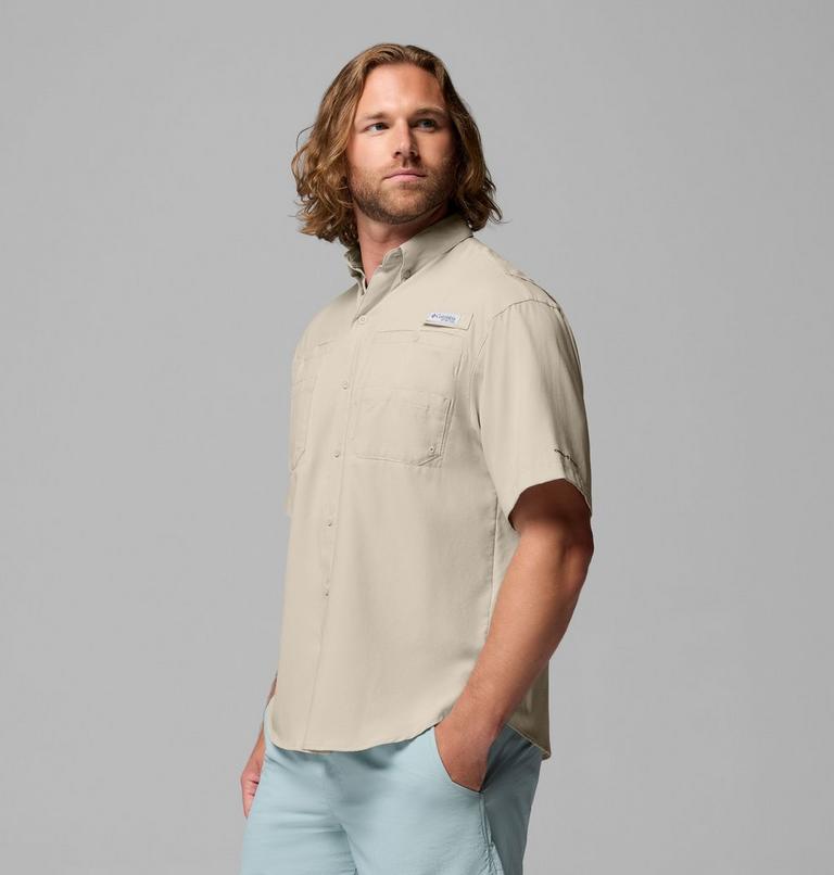 Men's Tamiami II Short Sleeve Shirt, Color: Fossil, image 4