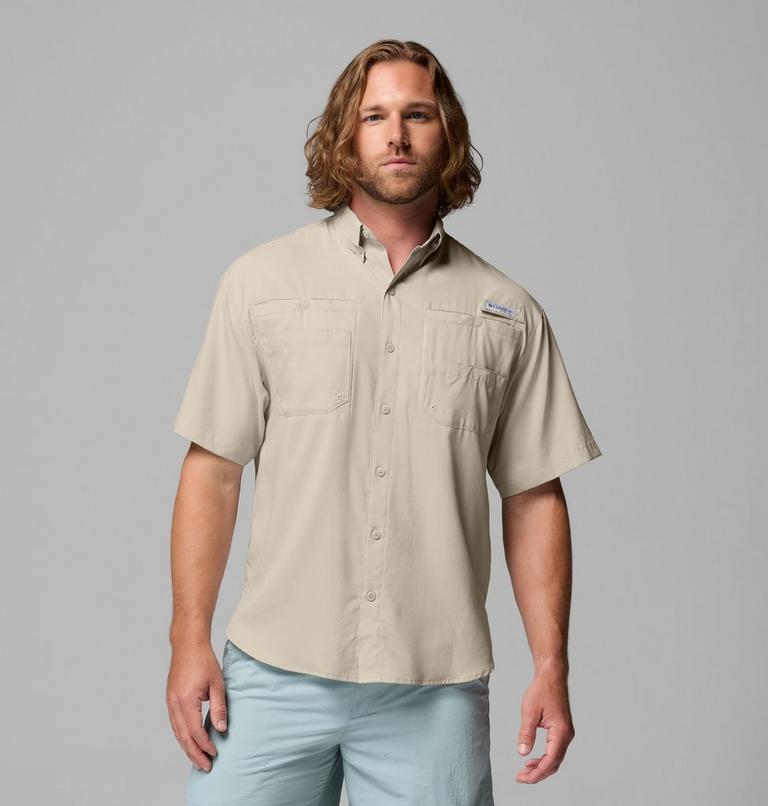 Men's Tamiami II Short Sleeve Shirt, Color: Fossil, image 1