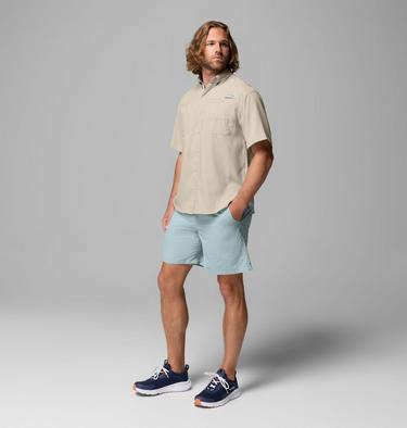 Men's Tamiami II Short Sleeve Shirt, Color: Fossil, image 6