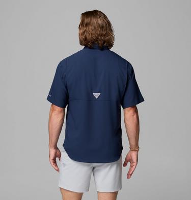 Men's Tamiami II Short Sleeve Shirt, Color: Collegiate Navy, image 15