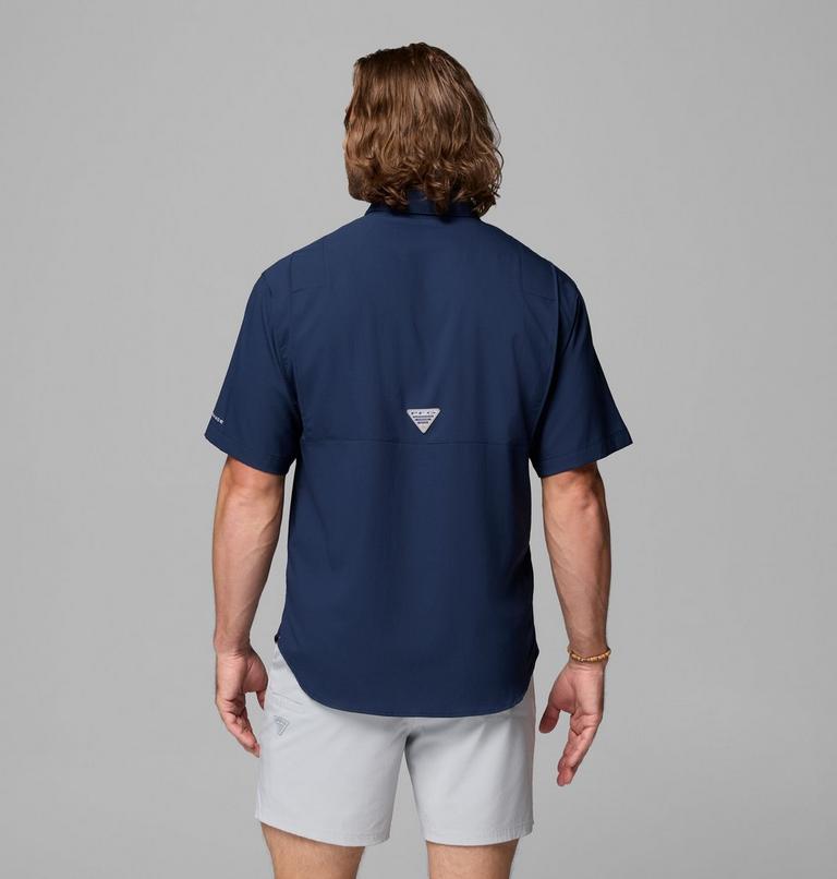 Men's Tamiami II Short Sleeve Shirt, Color: Collegiate Navy, image 3
