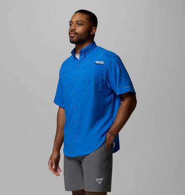 Men's Tamiami II Short Sleeve Shirt, Color: Vivid Blue, image 16