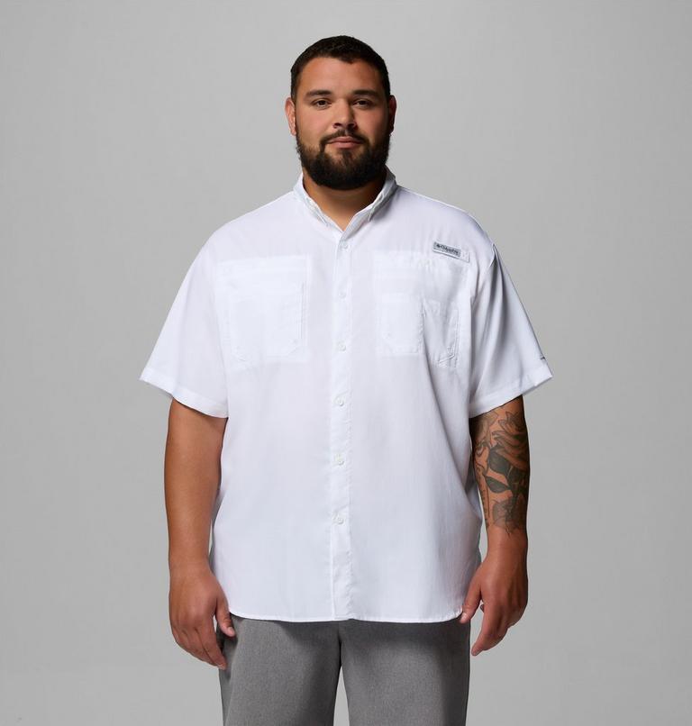 Men&rsquo;s PFG Tamiami II Short Sleeve Shirt &mdash; Big, Color: White, image 1