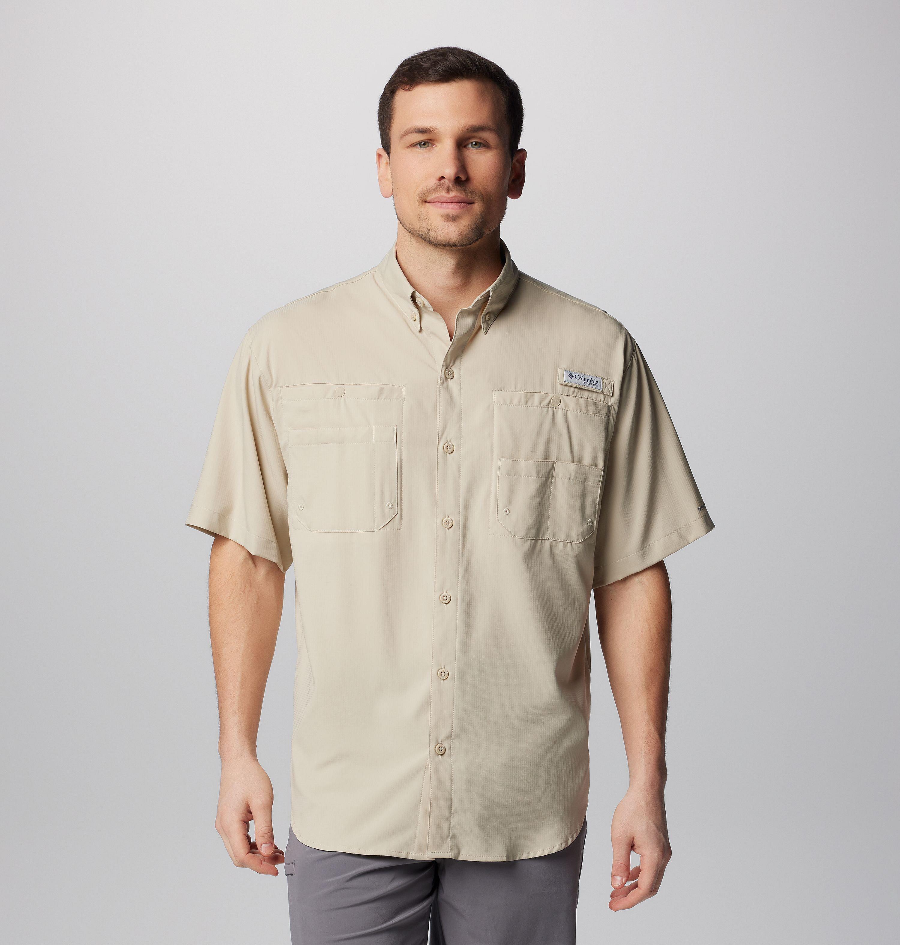 Columbia Men's Tamiami II PFG サイズS Columbia Men's PFG Tamiami Ii UPF 40 Small Short Sleeve