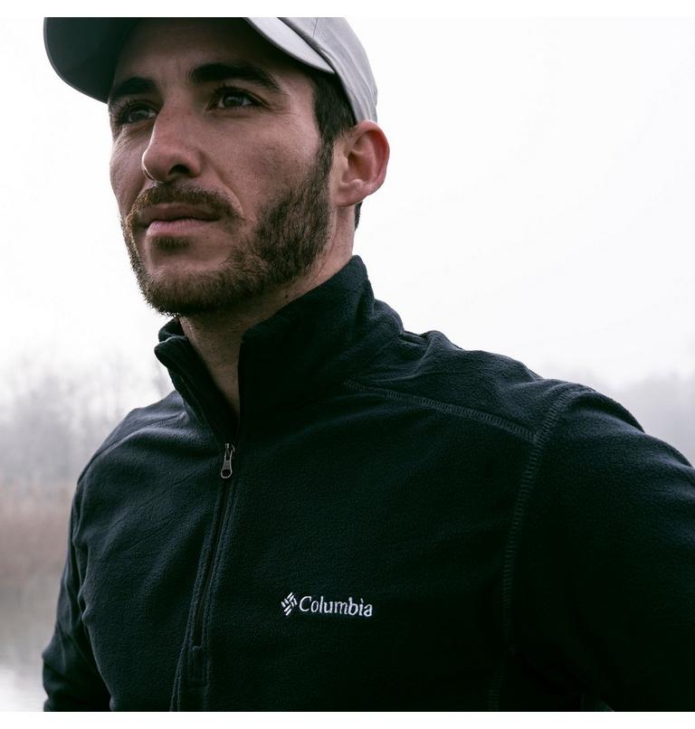 Polar con media cremallera Klamath Range II para hombre | 010 | XL, Color: Black, image 6
