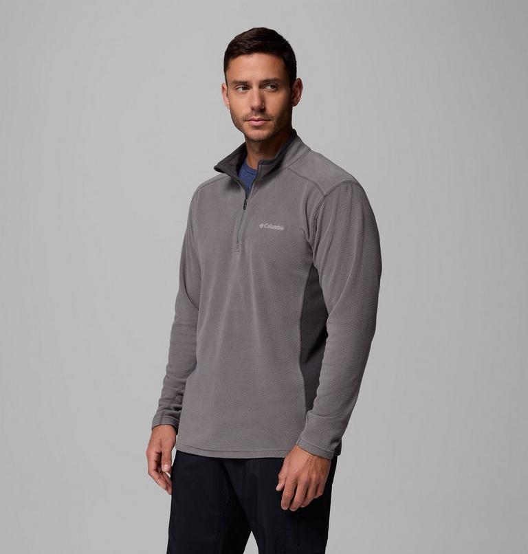 Polar con media cremallera Klamath Range II para hombre, Color: City Grey, Shark, image 4