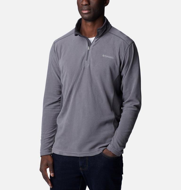 Polar con media cremallera Klamath Range II para hombre, Color: City Grey, Shark, image 6
