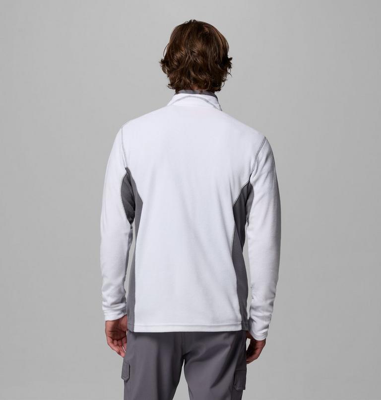 Klamath Range II Half Zip, Color: White, City Grey, image 3